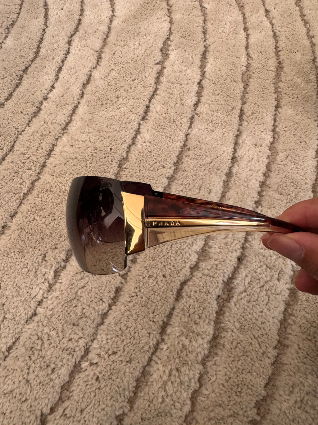 1990年代 プラダ グーグル ゴールデン サングラス