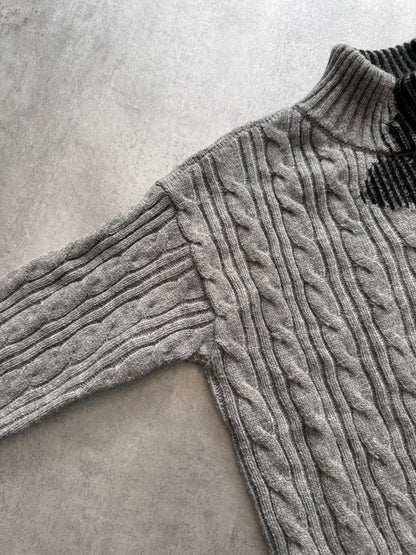 AW2021 Emporio Armani Hybrid Split Sweater (S)