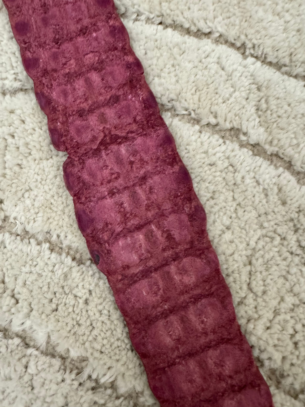 SS2005 ロベルト カヴァリ スウィート ピンク クロコダイル レザー ベルト