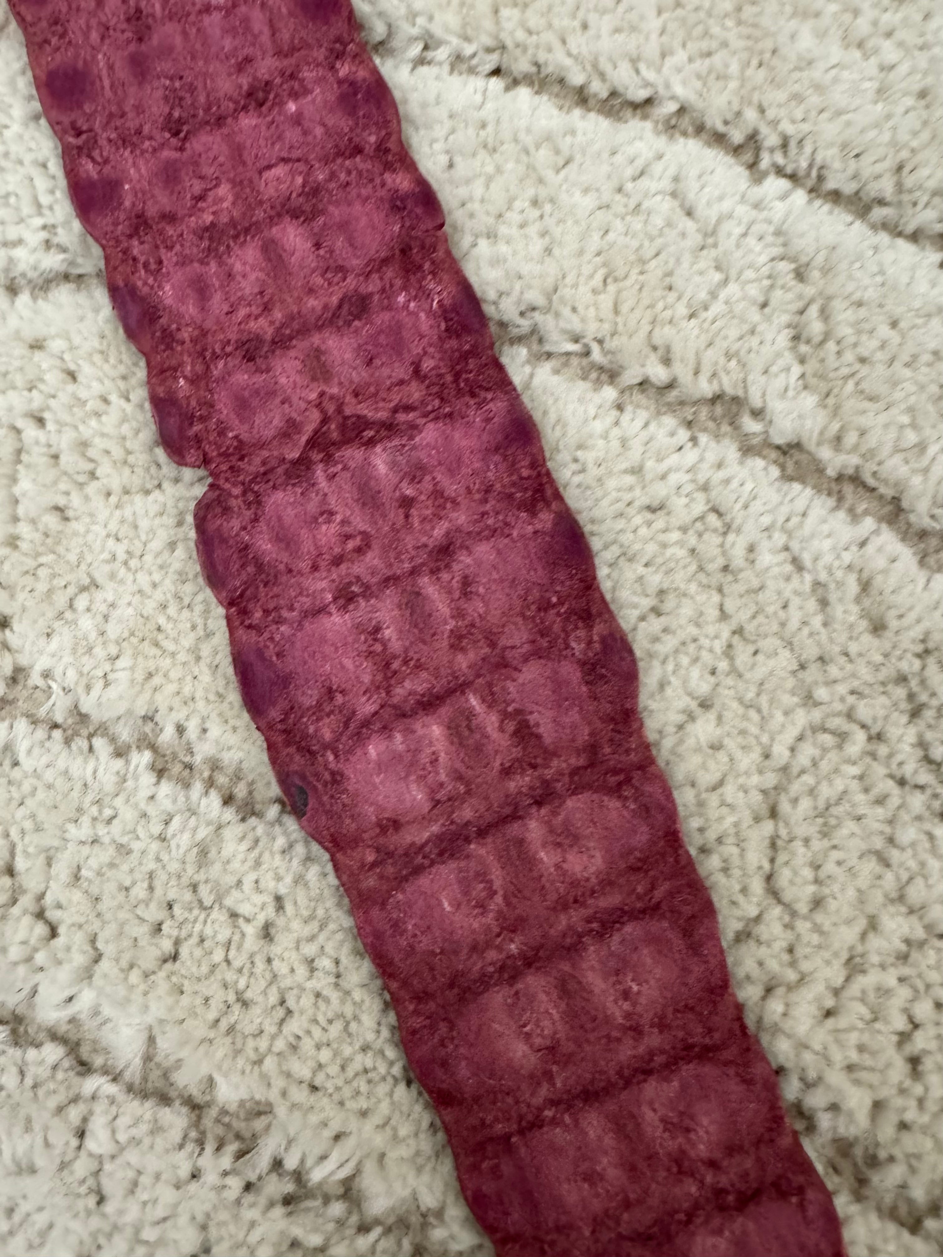 SS2005 ロベルト カヴァリ スウィート ピンク クロコダイル レザー ベルト