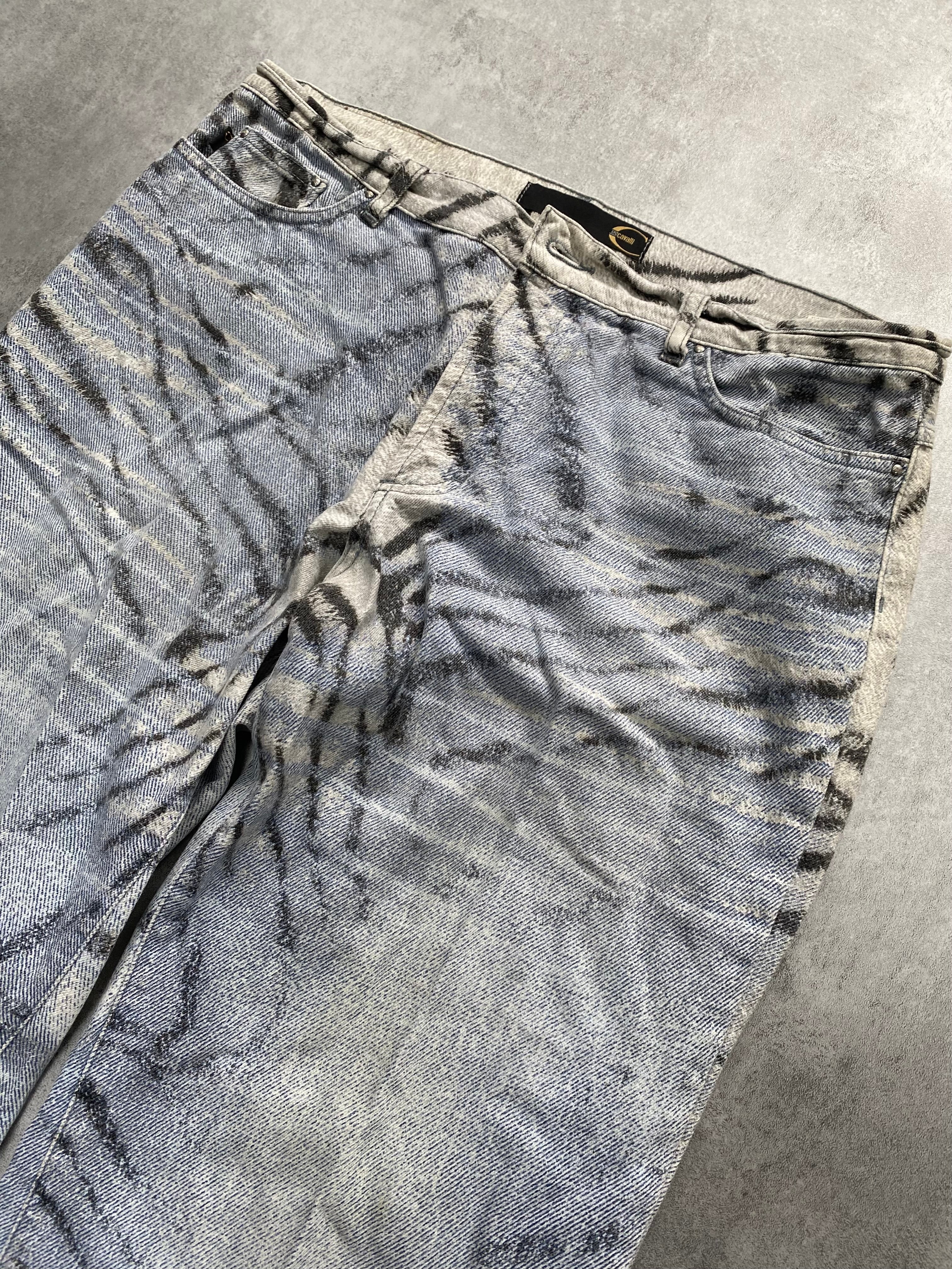 2002 Just Cavalli Safari Zebra Jeans