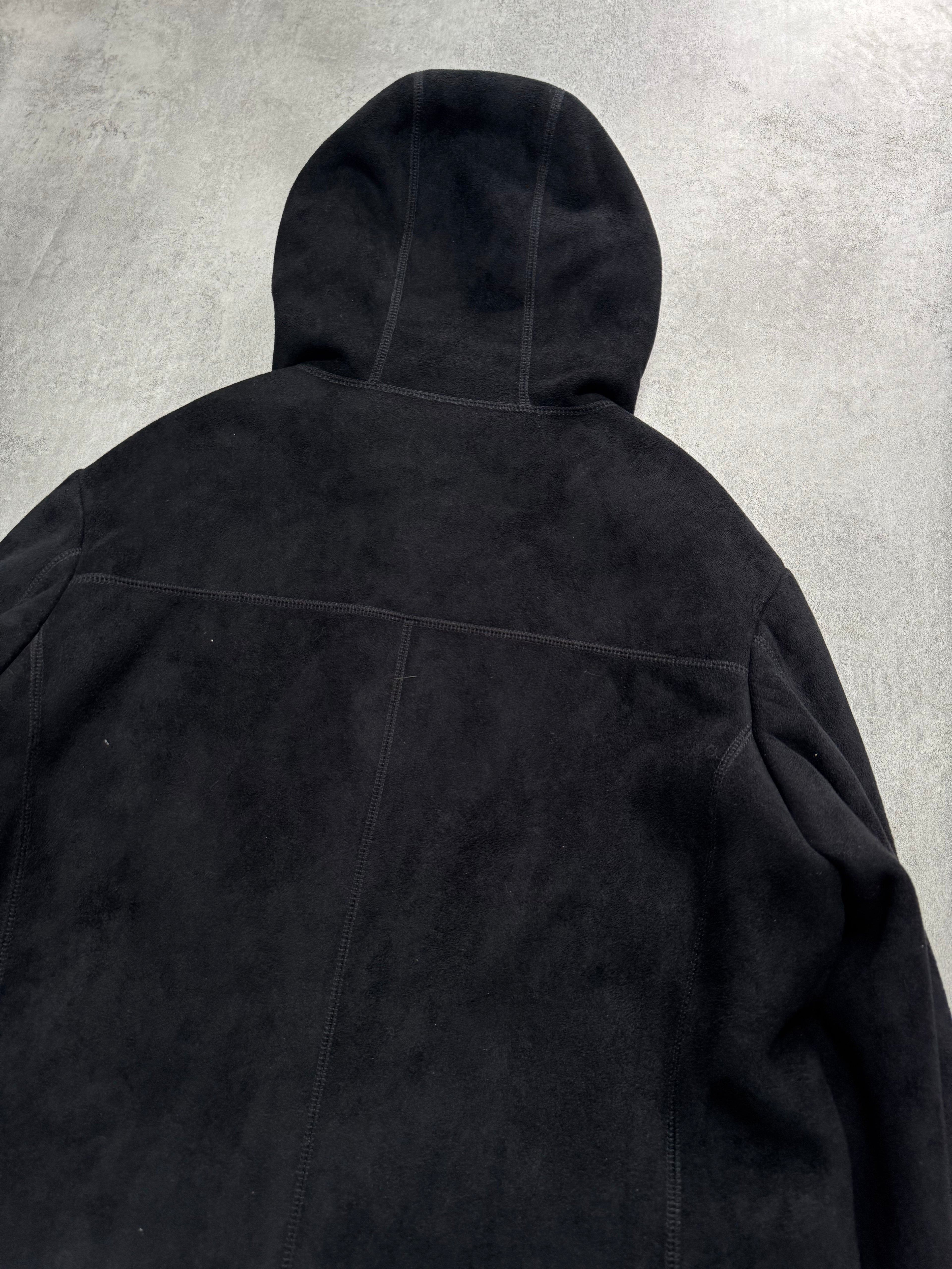 AW2008 Emporio Armani Hooded Soft Black Jacket