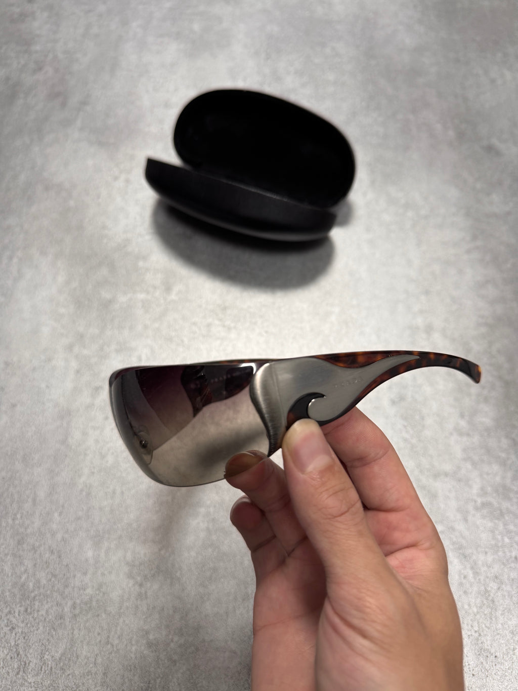 2000s Prada Google Tribal Sunglasses