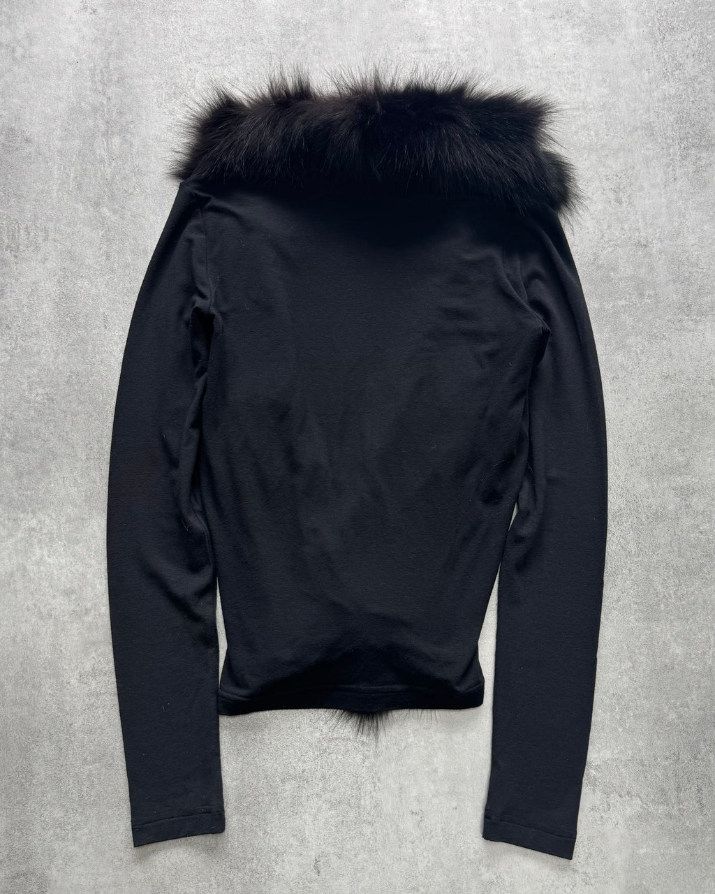 Plein Sud Black Low-Necked Top (S)