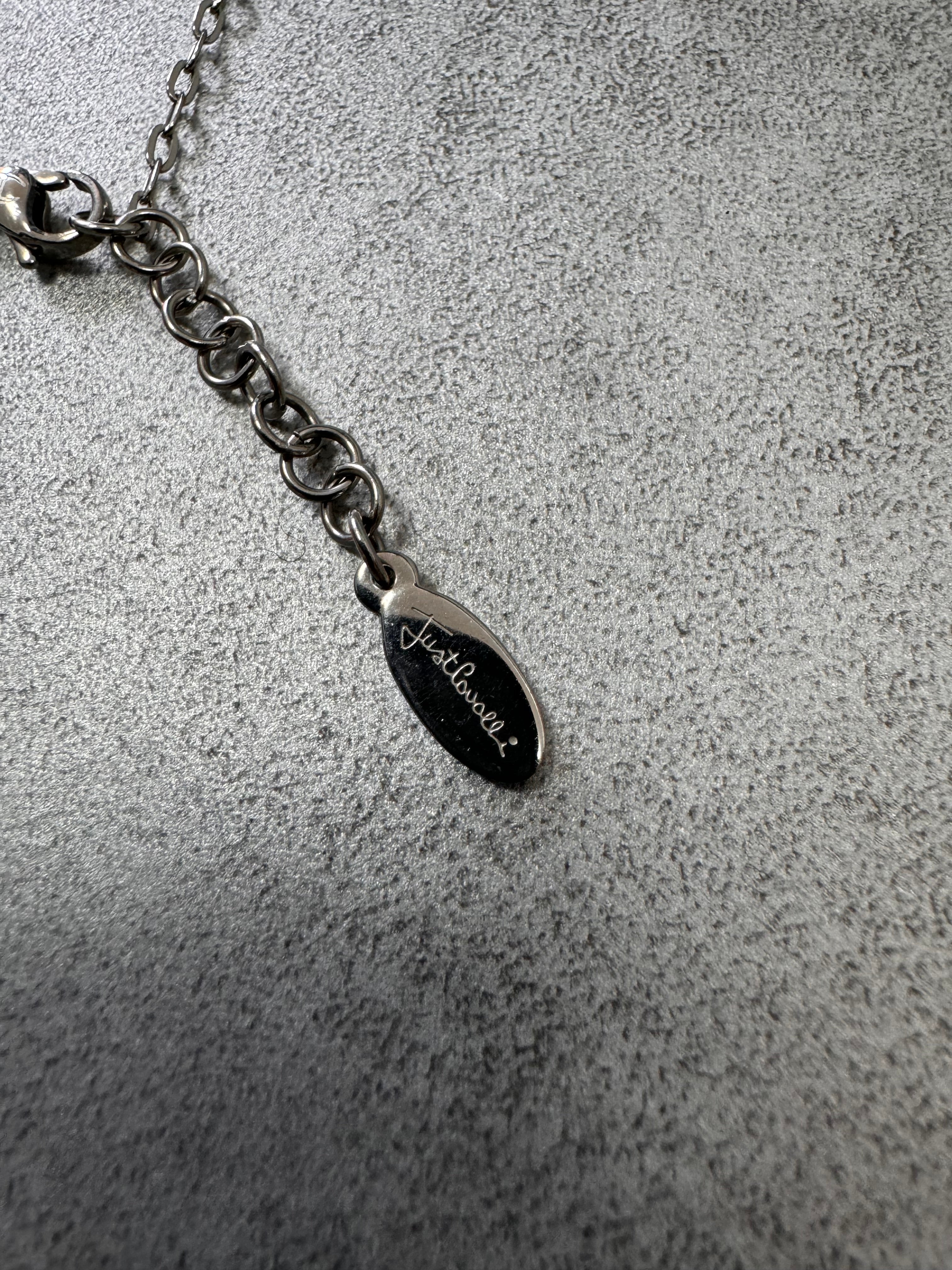 Cavalli Purple Octopus Stainless Steel Necklace