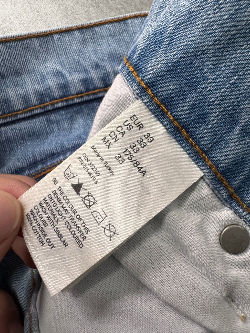 SS2005 Maison Margiela x H&M Distressed Denim Re-edition Jeans