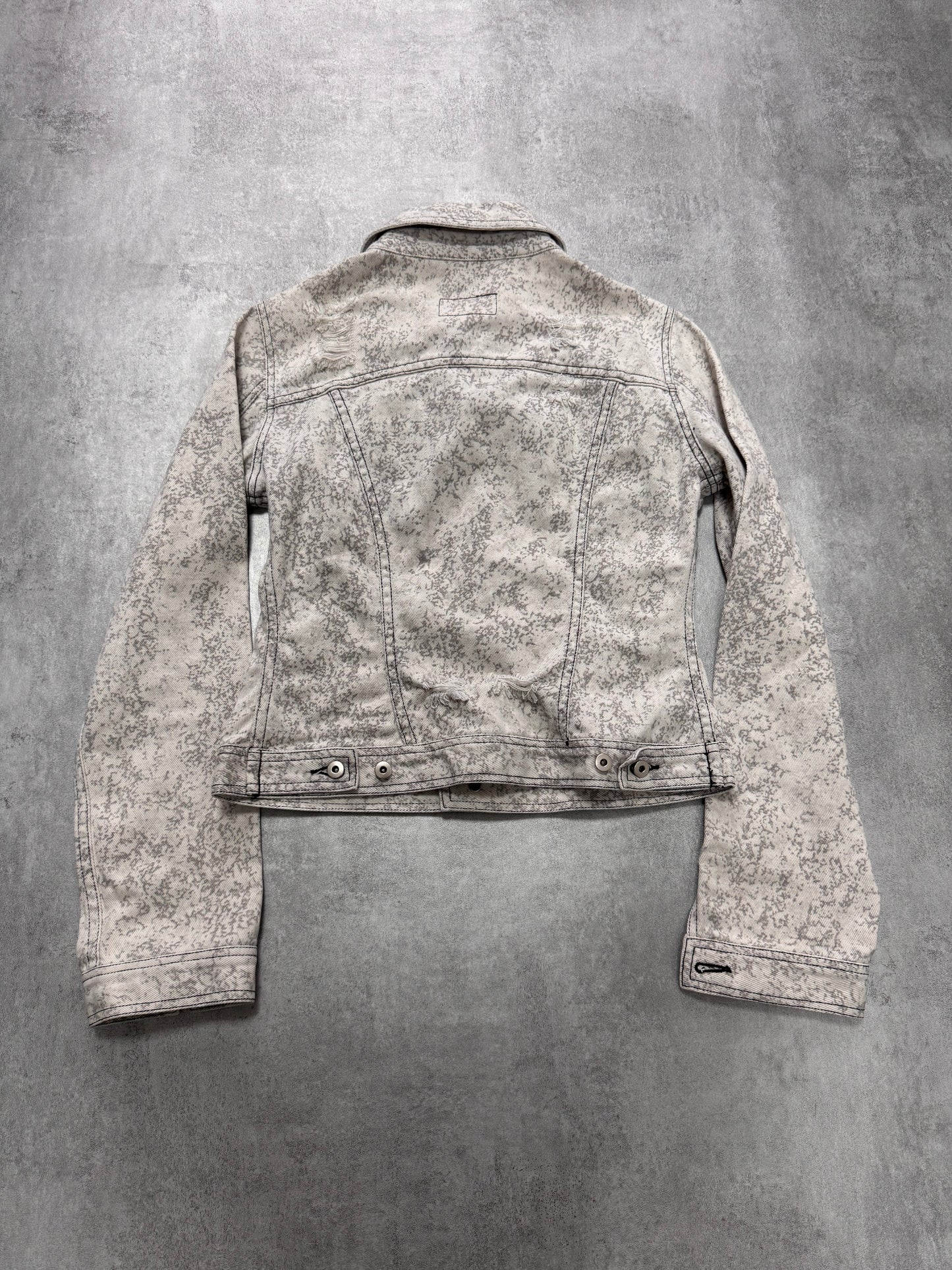 2000s Dolce & Gabbana Camouflage Light Cropped Jacket (XS)