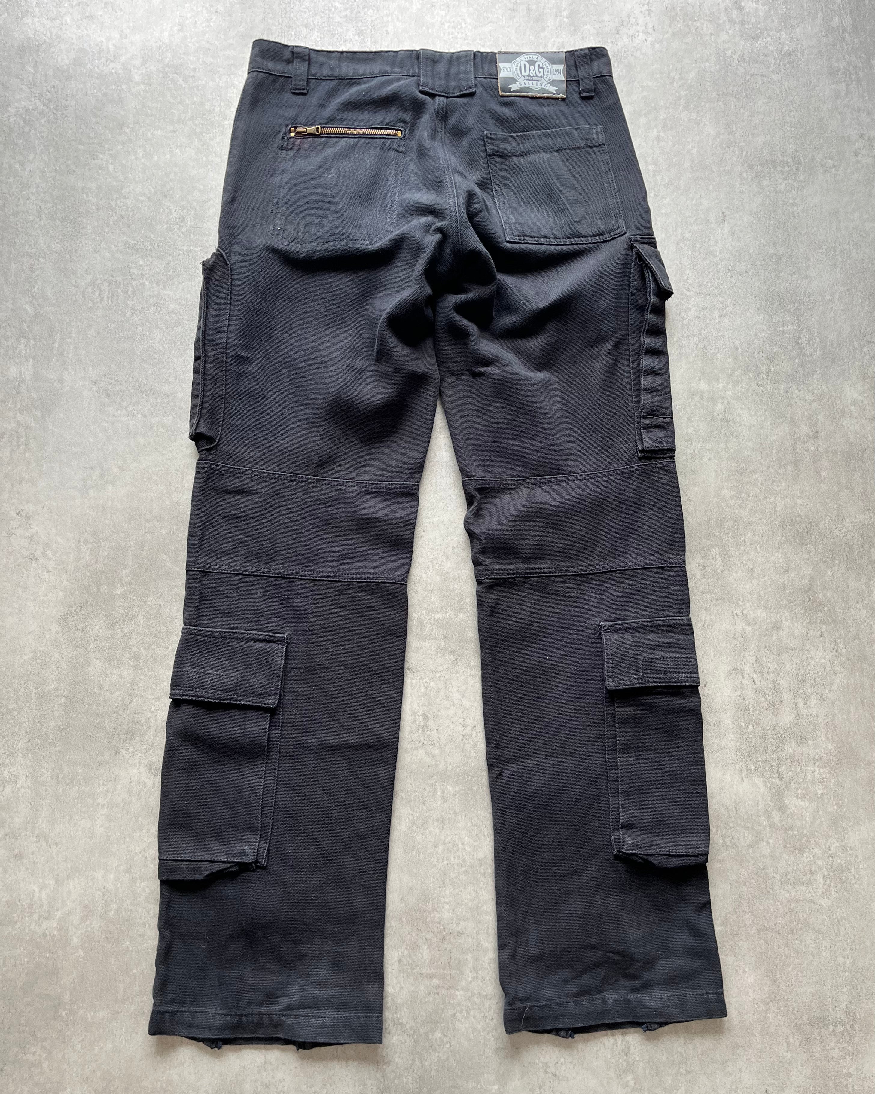 AW2006 Dolce & Gabbana Army Navy Naval Cargo Pants (L) - 3