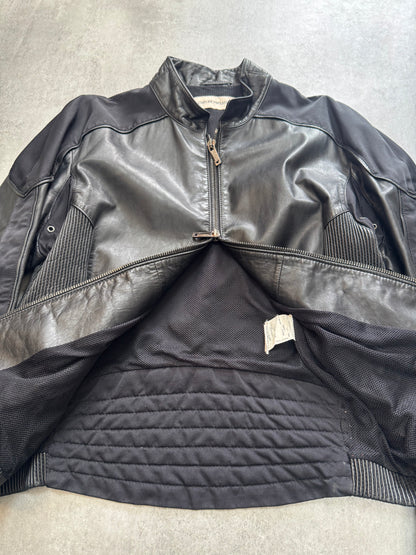 SS2005 Emporio Armani Technical Hybrid Leather Jacket (M/L)