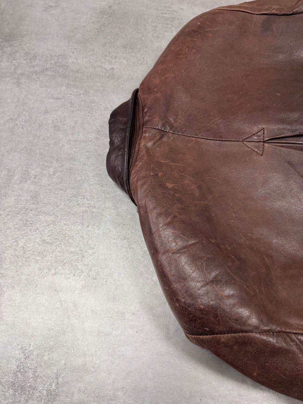 1990s Giorgio Armani Brown Leather Long Coat