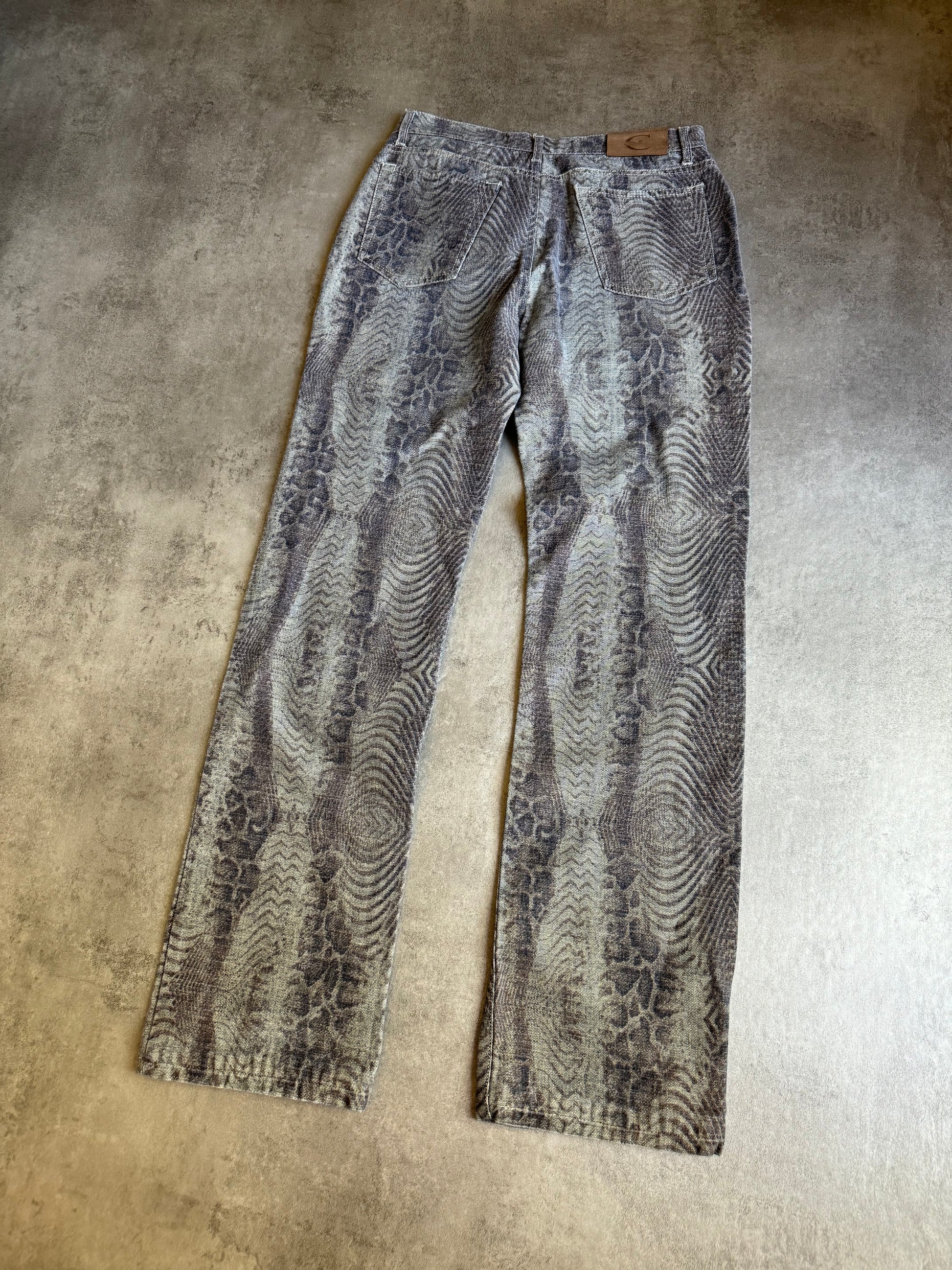 SS2008 Cavalli Panther Psycho Brut Pants (S) - 5