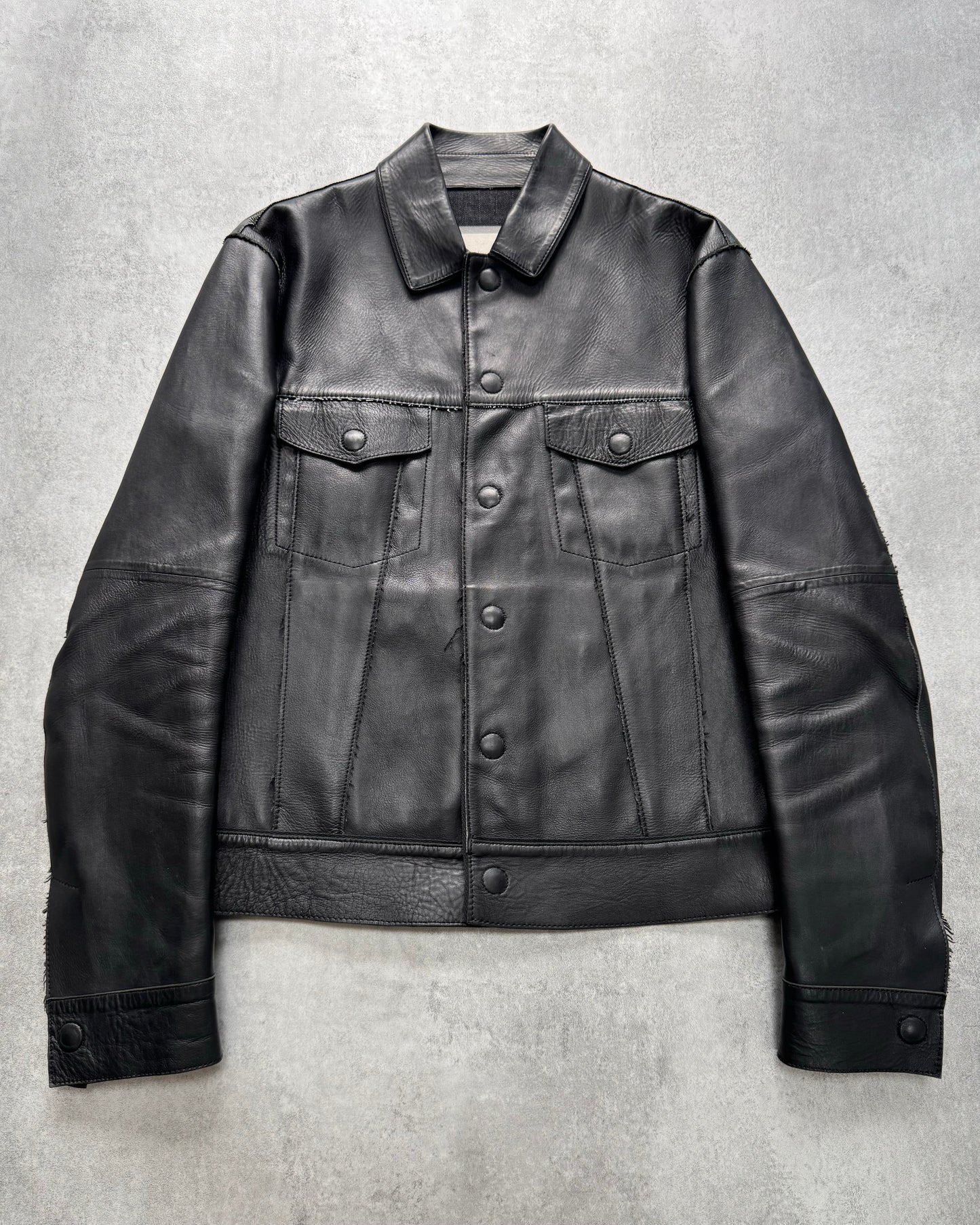 SS2015 Emporio Armani Perfect Leather Jacket (S/M)