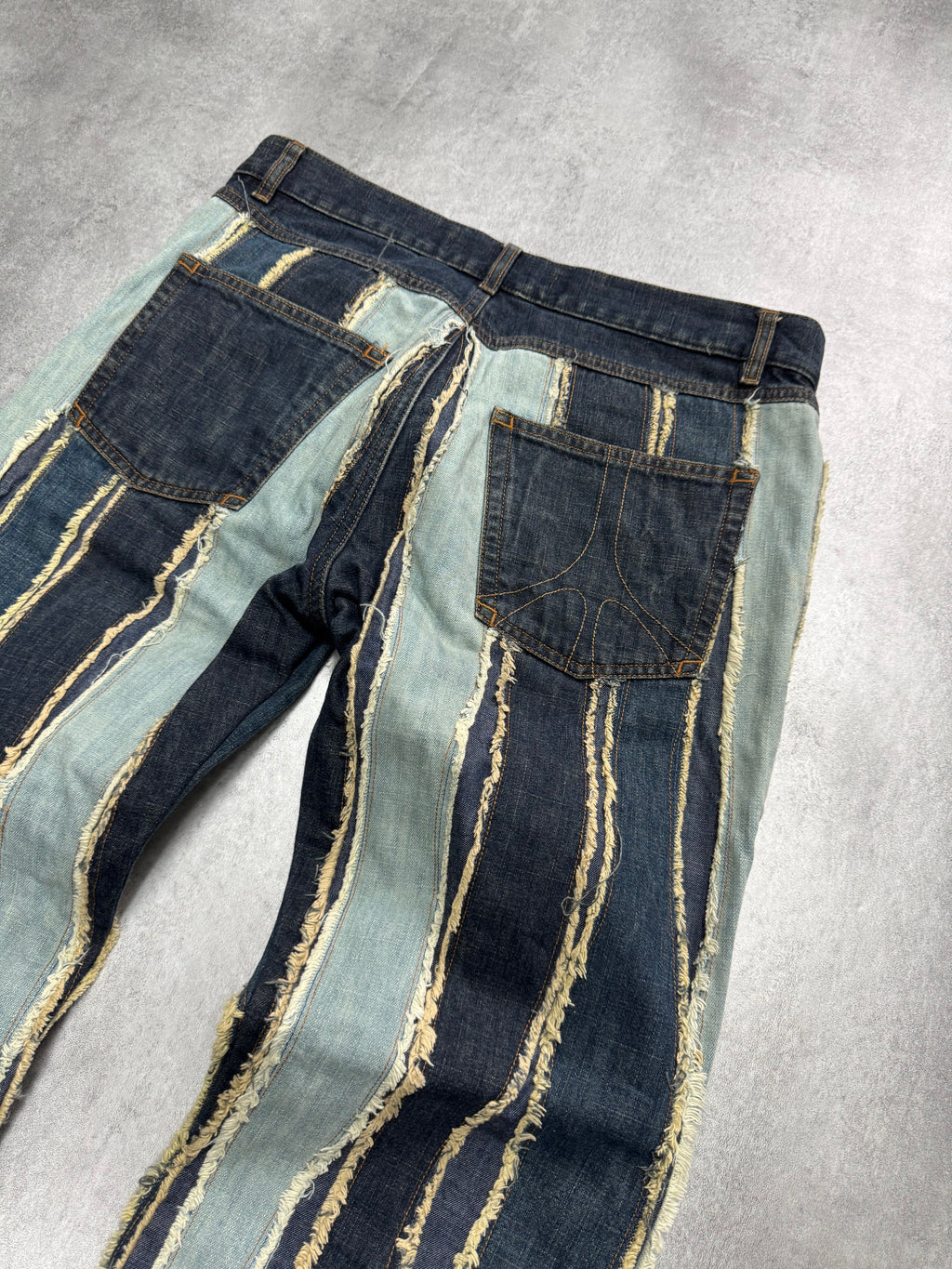 2000s Moschino Layered Faded Denim Jacket & Jeans Set