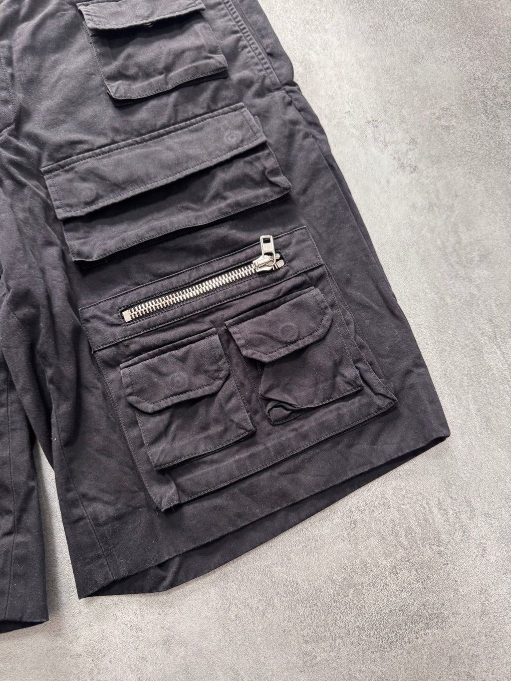 SS2015 Givenchy Utility Cargo Black Short