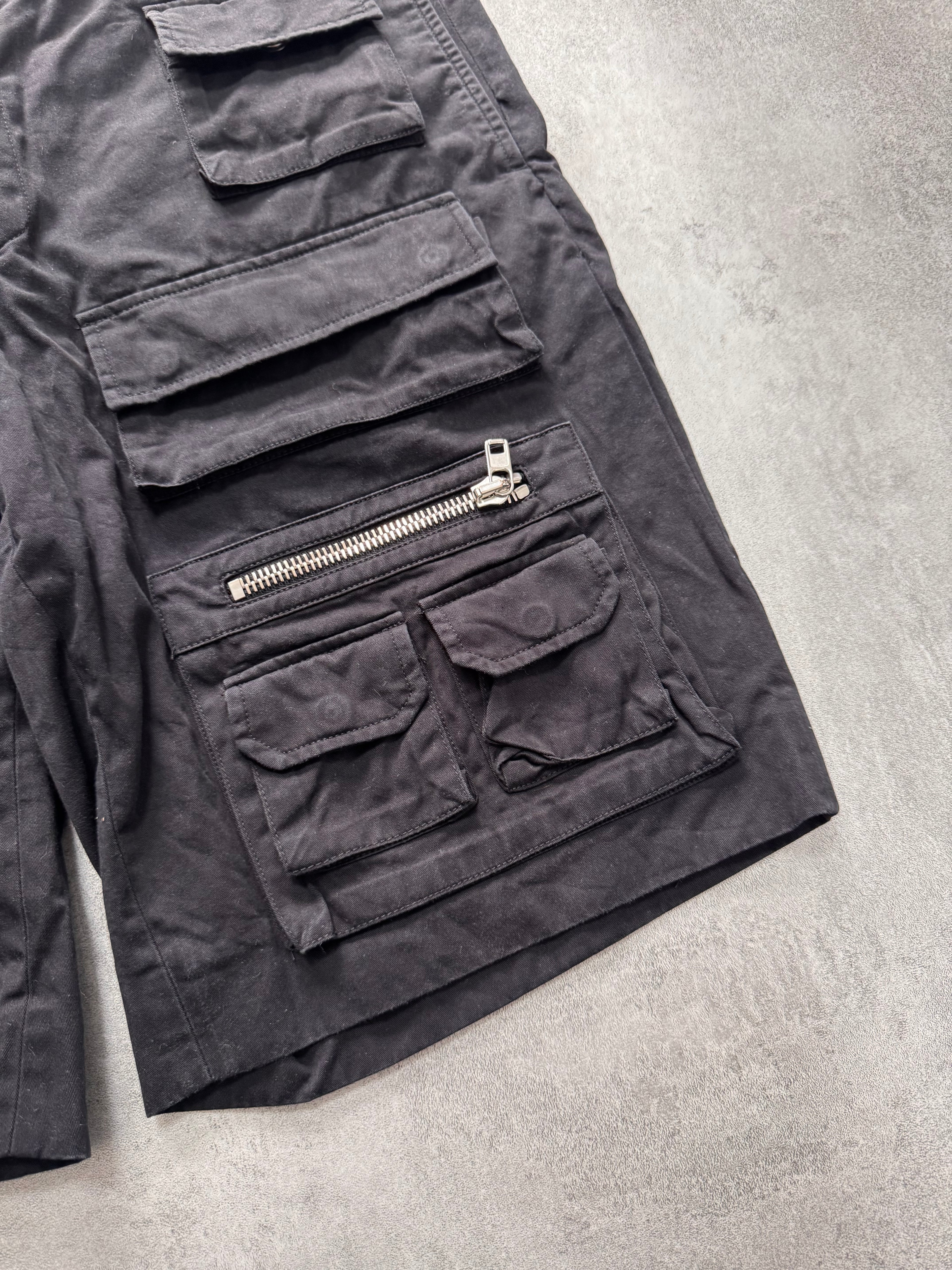 SS2015 Givenchy Utility Cargo Black Short