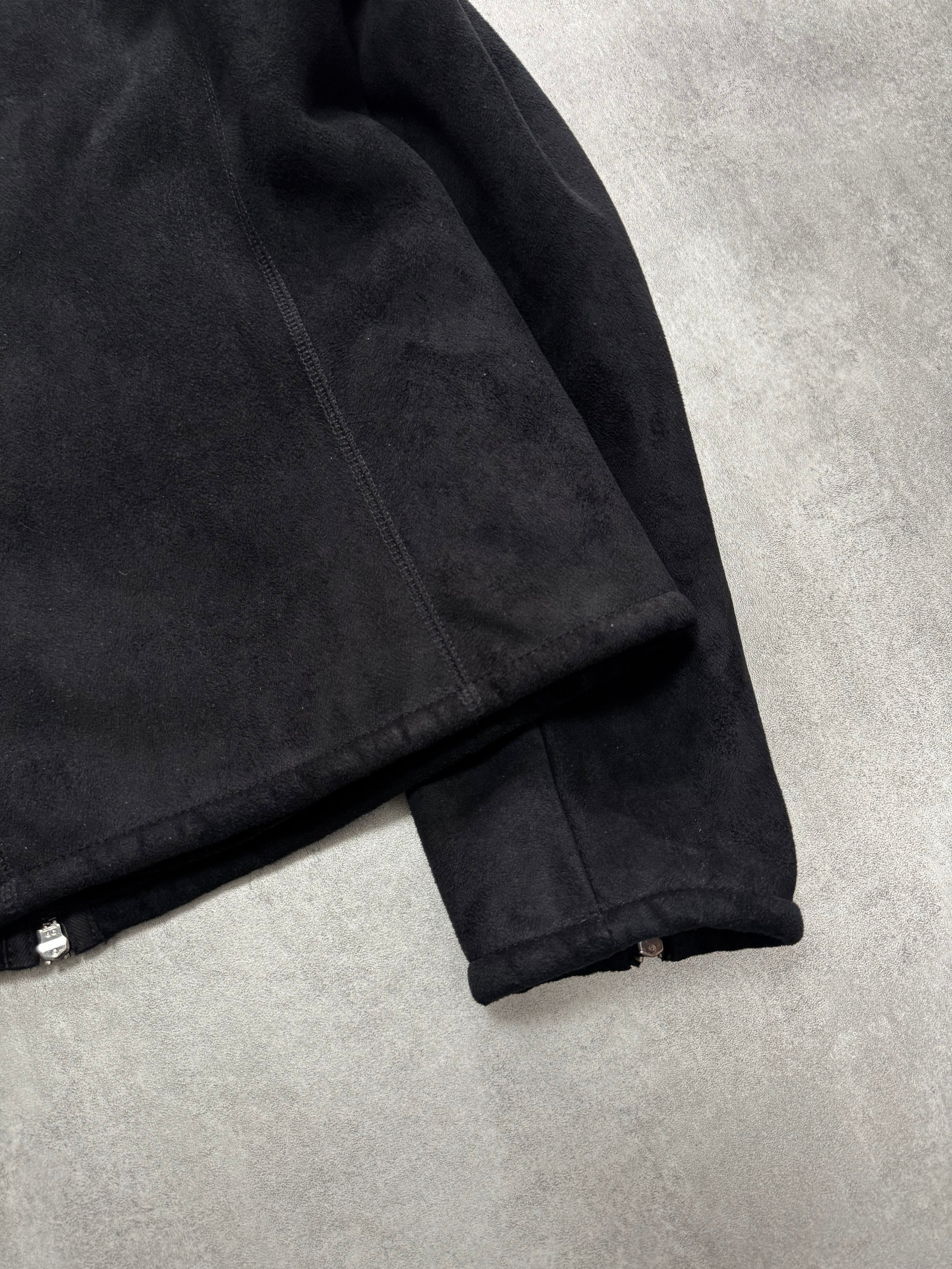 AW2008 Emporio Armani Hooded Soft Black Jacket