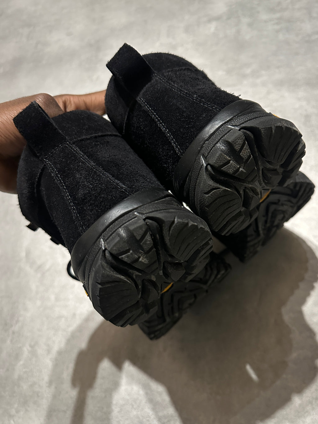 Diemme Suede Leather Vibram Black Hiking Boots