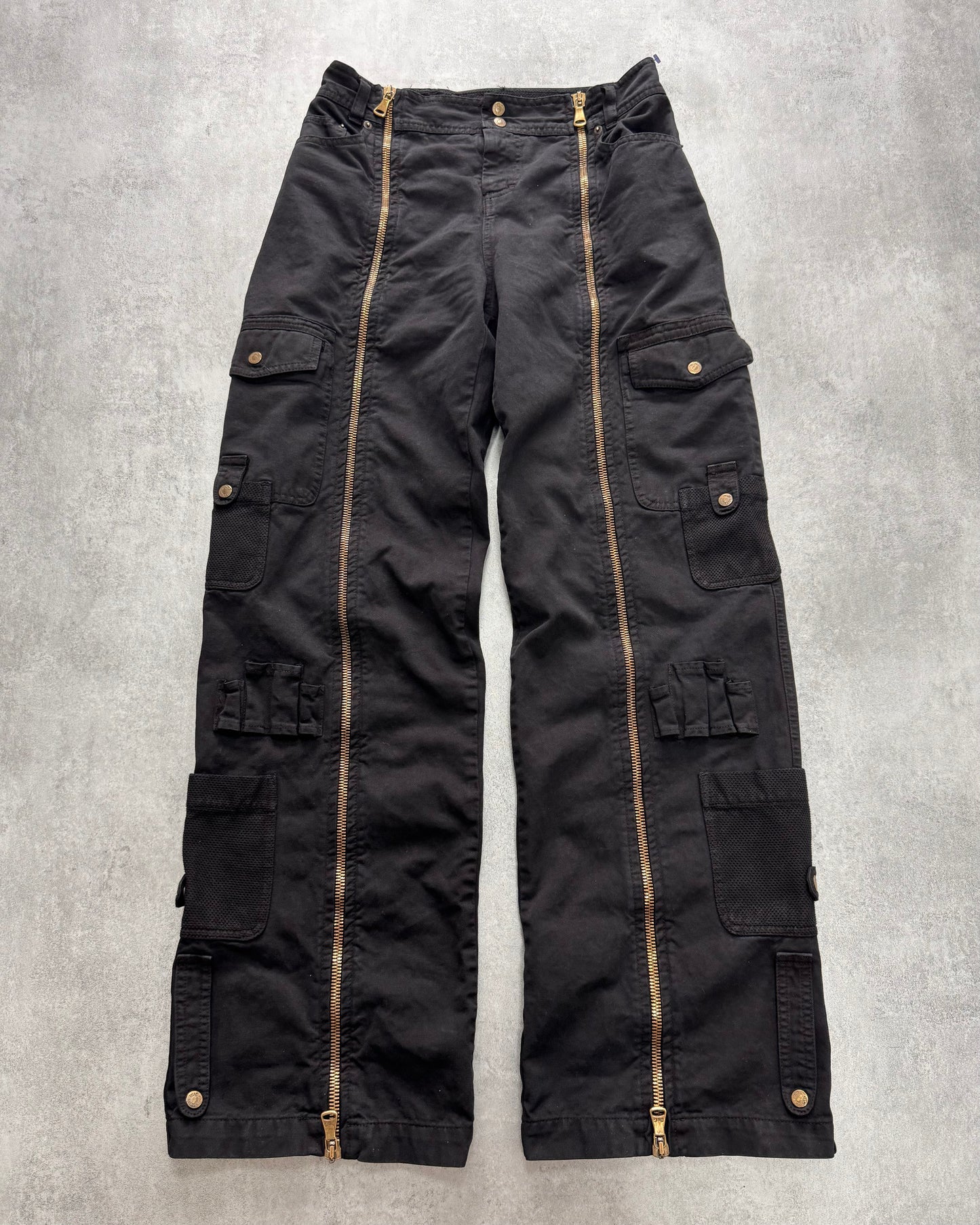 SS2003 Dolce & Gabbana Full Zip Aviator Cargo Pants (M)