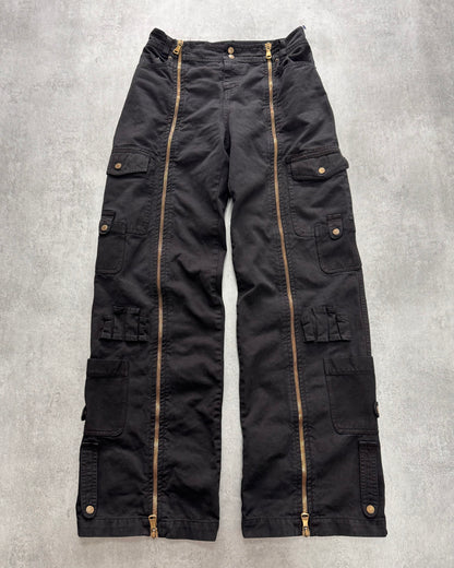 SS2003 Dolce & Gabbana Full Zip Aviator Cargo Pants (M)