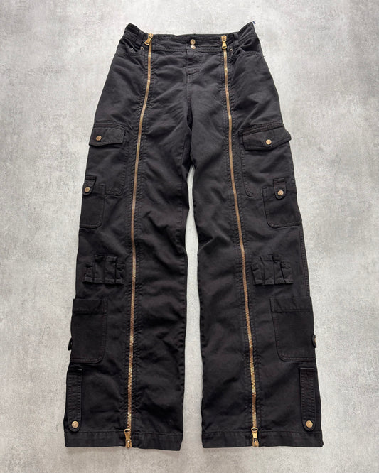 SS2003 Dolce & Gabbana Full Zip Aviator Cargo Pants (M)