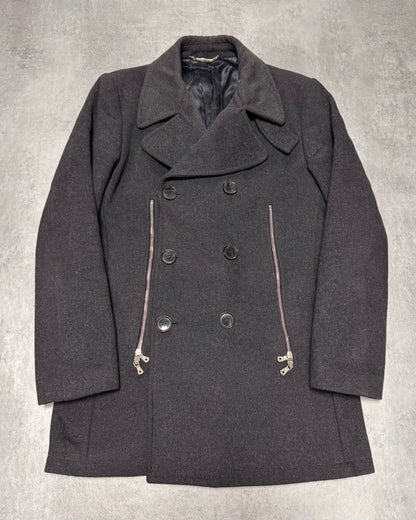 AW2003 Dolce & Gabbana 2-Zip Wool Coat (M/L)