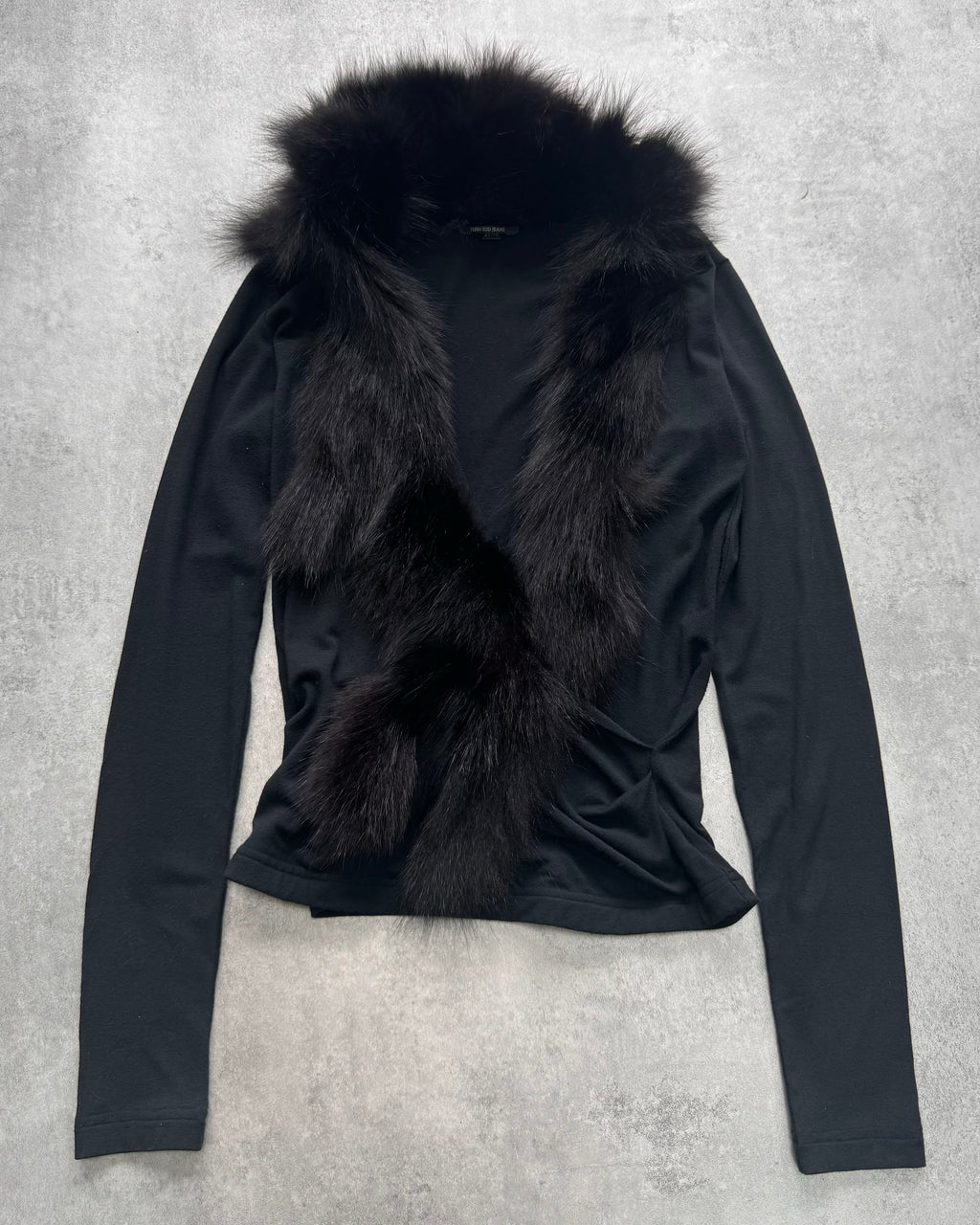 Plein Sud Black Low-Necked Top (S)