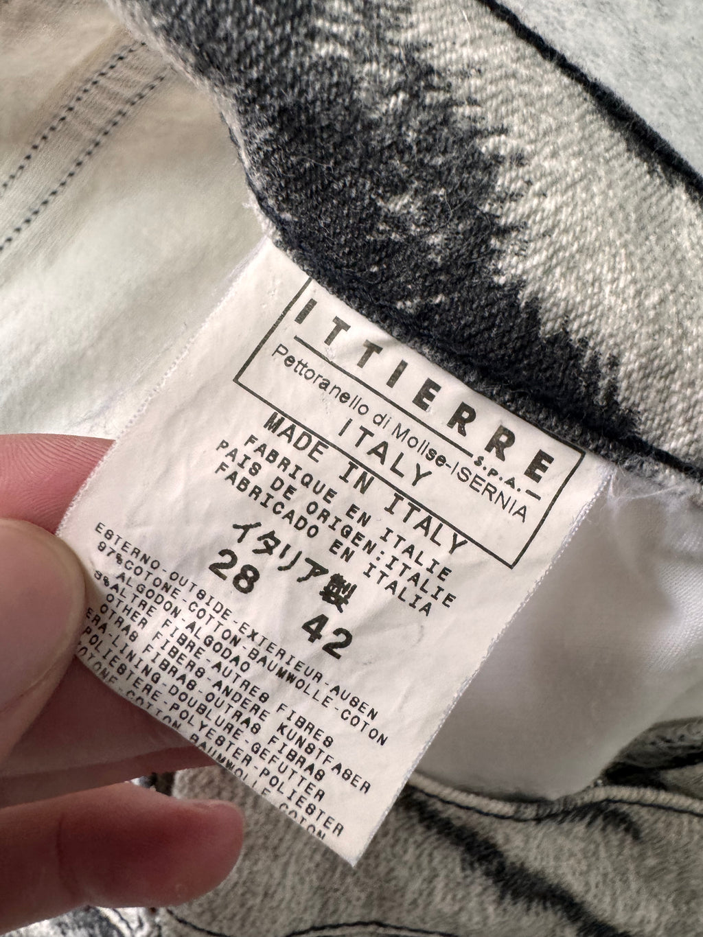 SS2002 Cavalli Zebra Savage Pants
