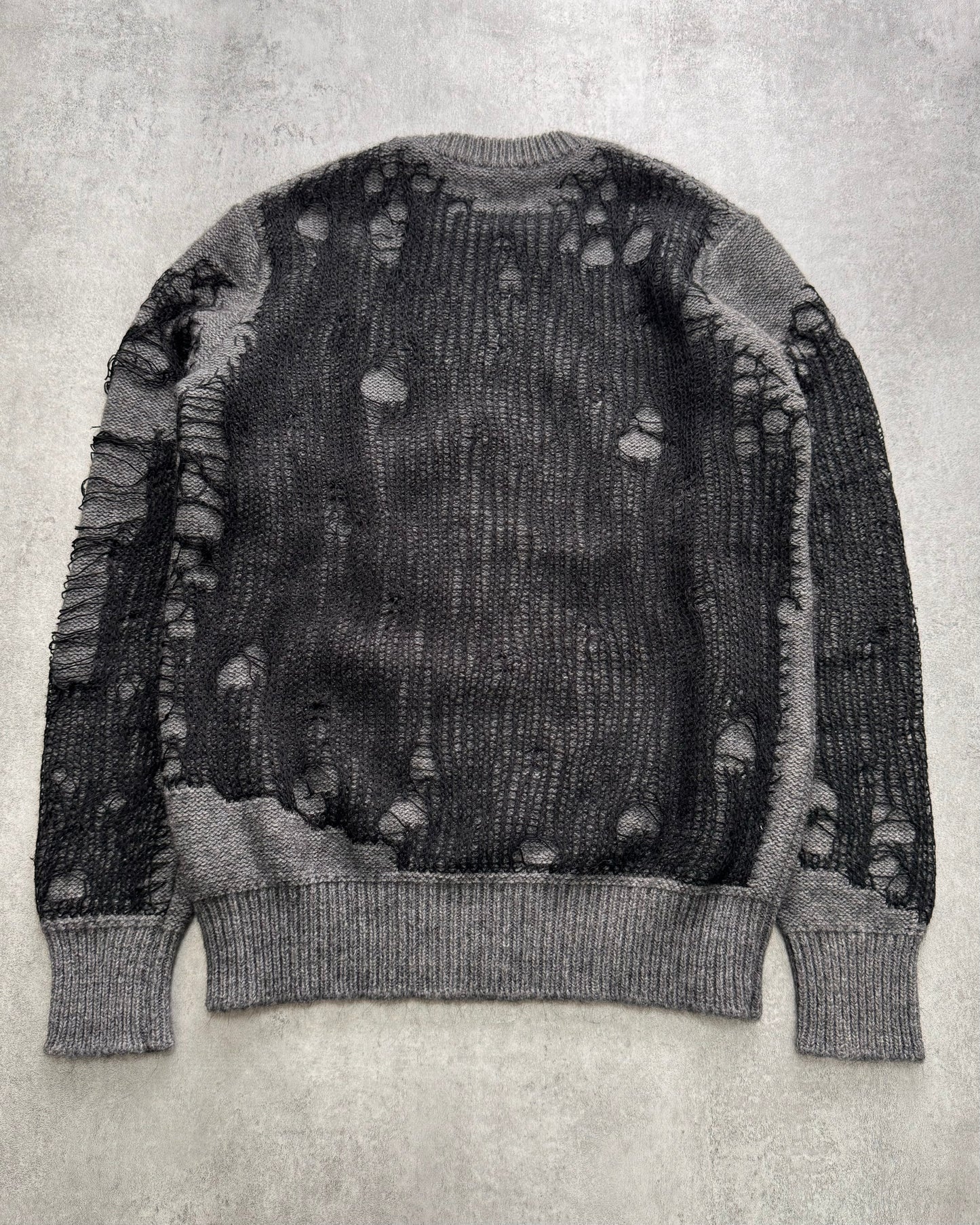 Diesel Destroyed Spiderweb Sweater (XL)