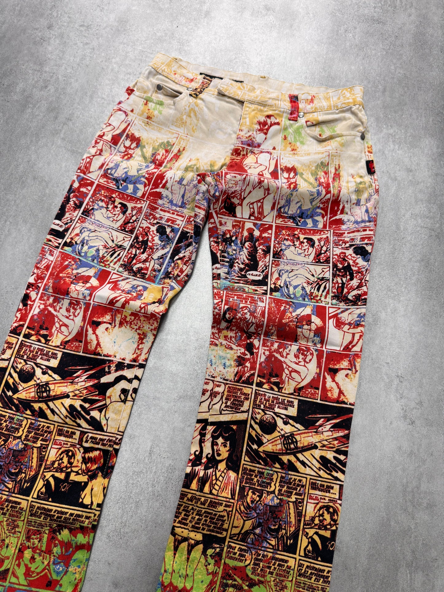 AW1995 Jean Paul Gaultier Erotic Comics Pants (XS)