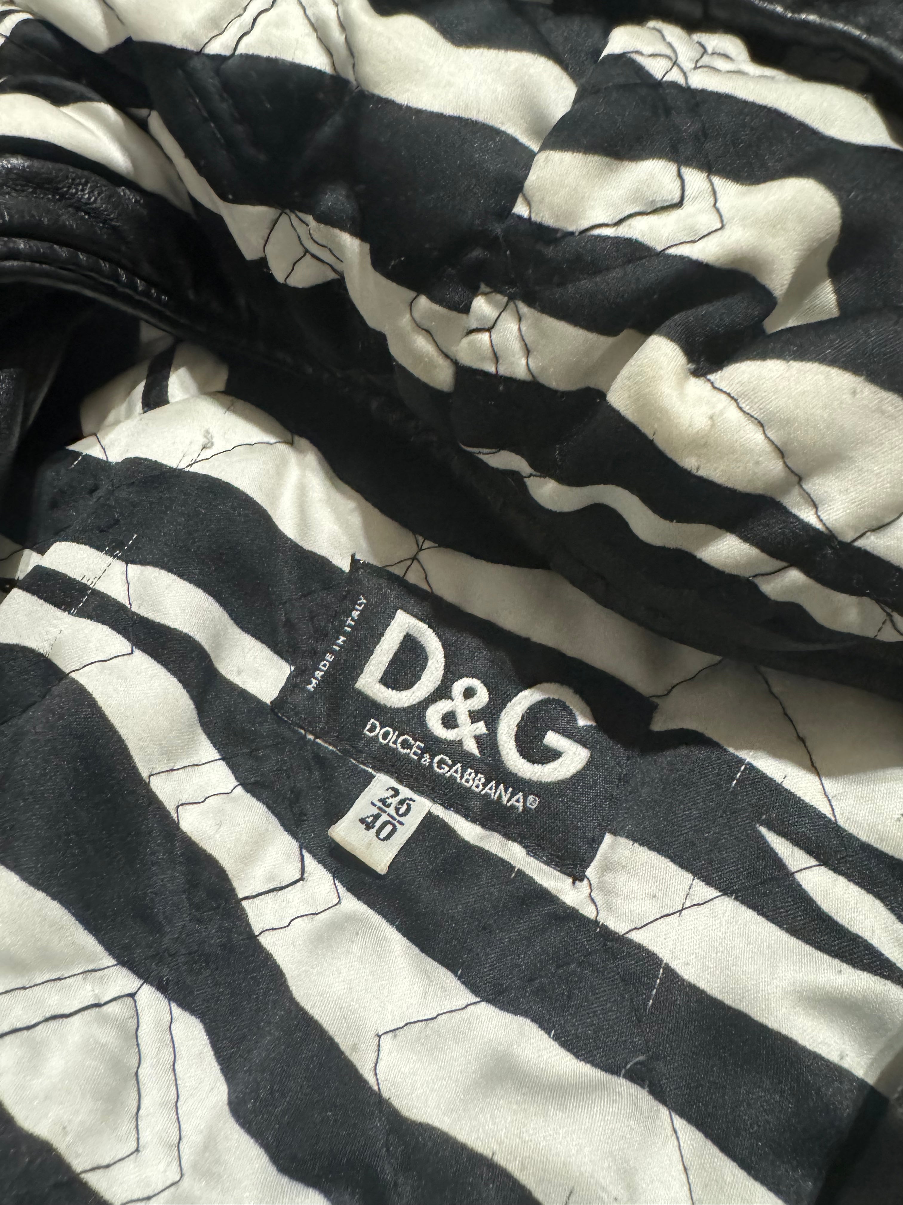 AW2003 Dolce & Gabbana Black Multi Zips Hooded Bondage Jacket   (XS/S) - 5