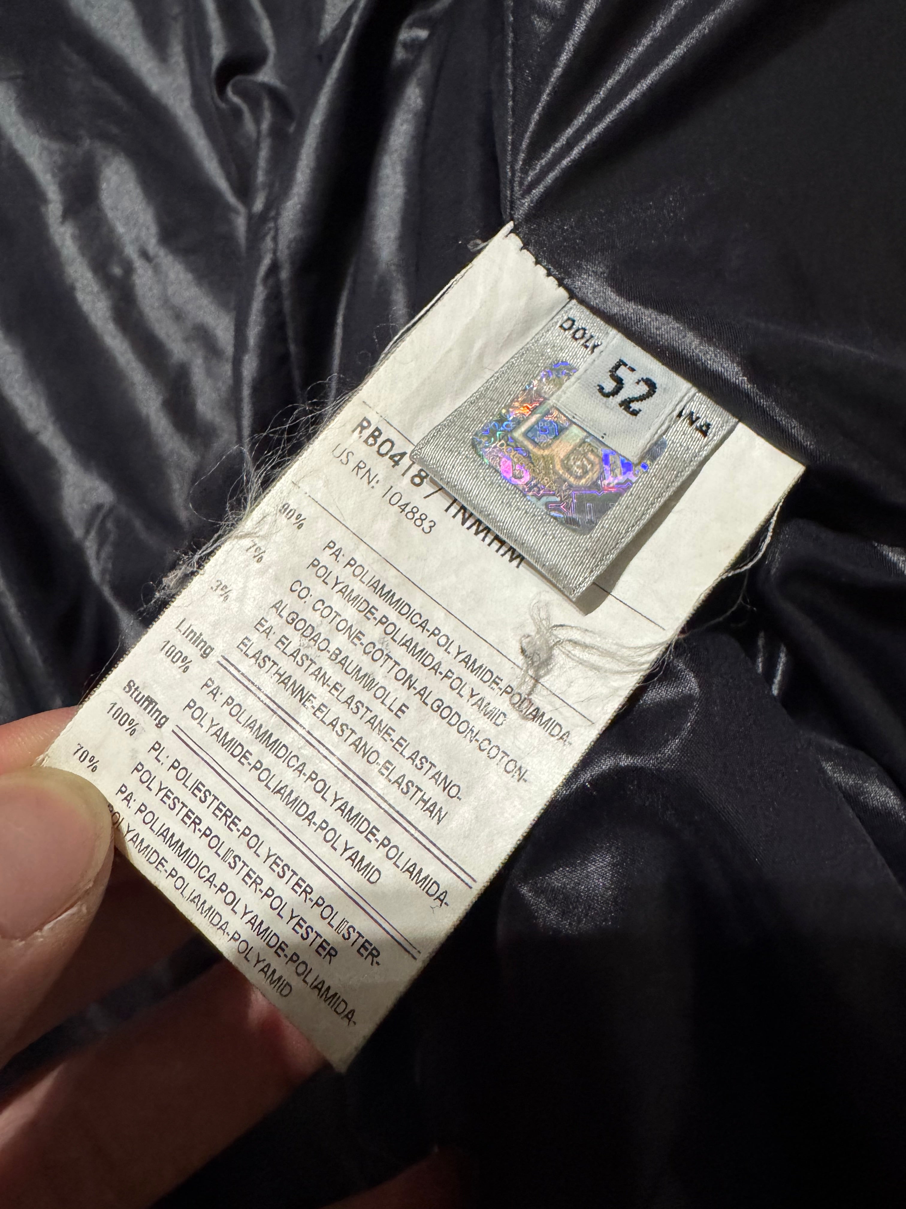 2000s Dolce & Gabbana Black Architect Puffer Jacket