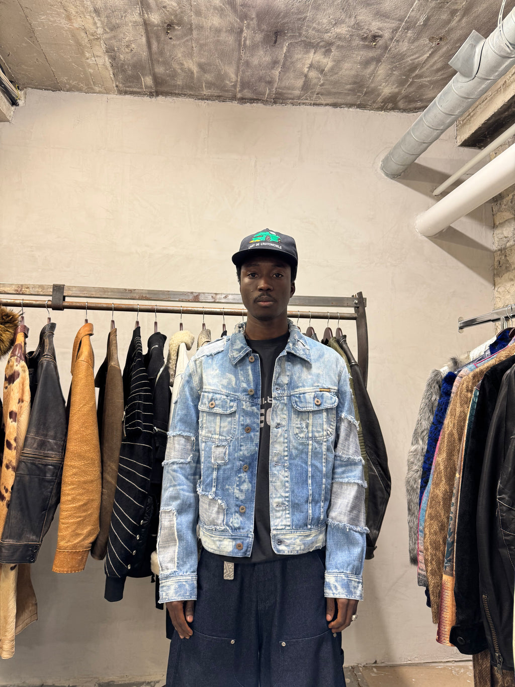 AW2004 Dolce & Gabbana Distressed Denim Edgy Jacket