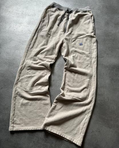 AW2024 Kapital Flared Cotton Jersey Sweatpants (XL) - 2