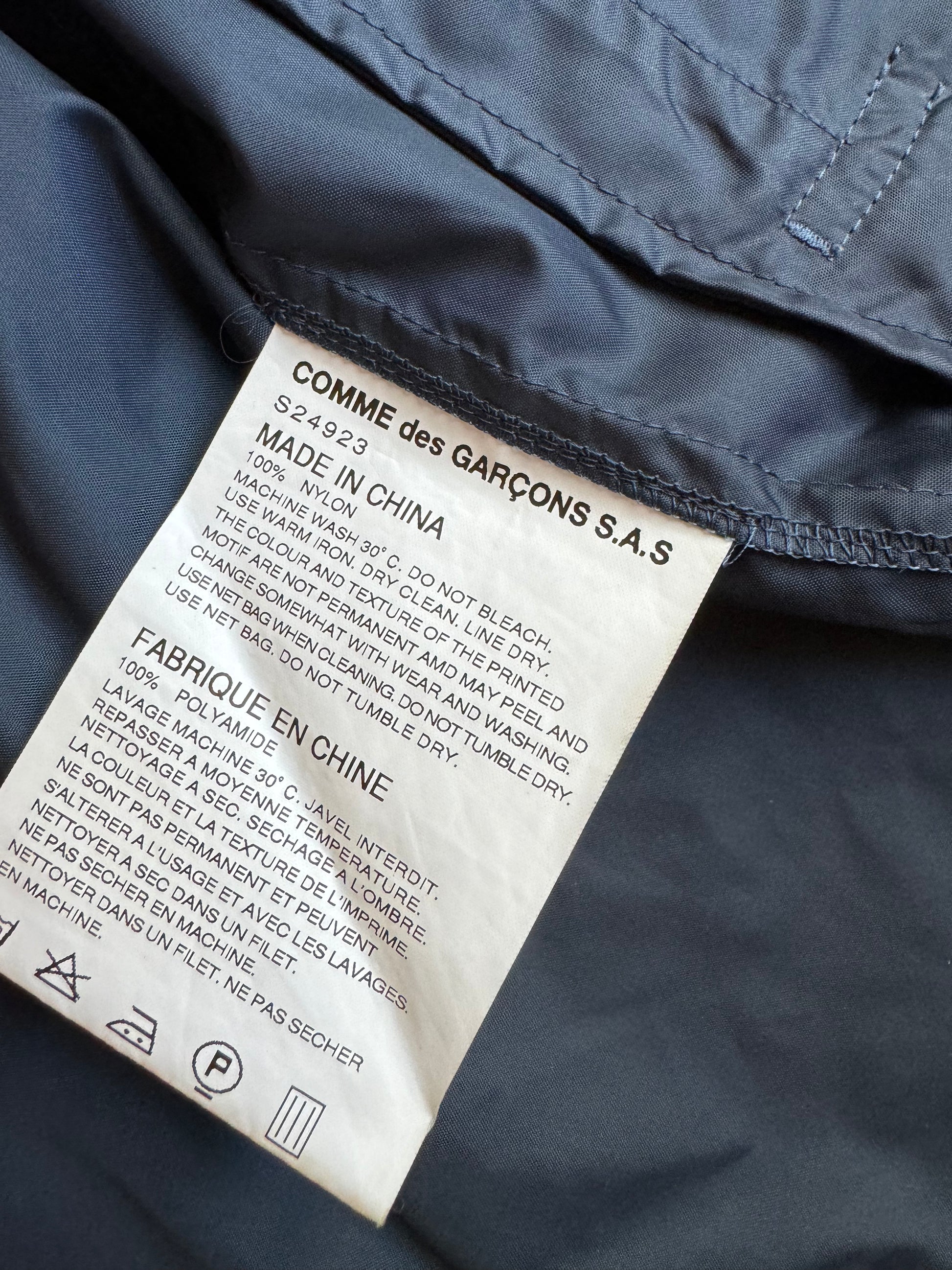 Comme des Garçons Shirt BOY Navy Coach Jacket (M) - 4