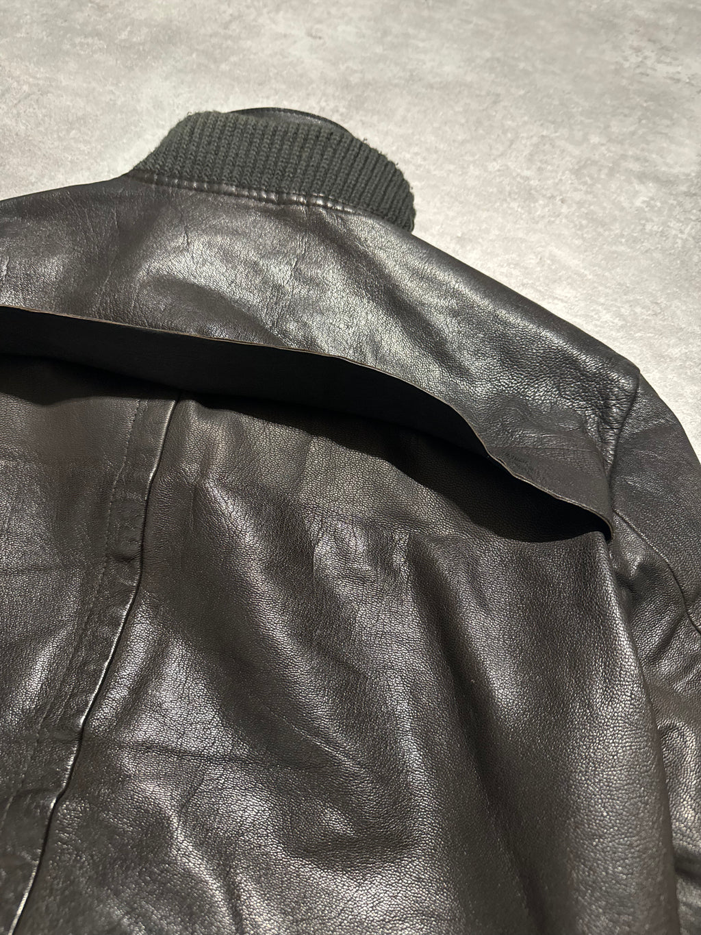 AW2008 Emporio Armani Obscure Premium Alpha Leather Jacket (M/L) - 8