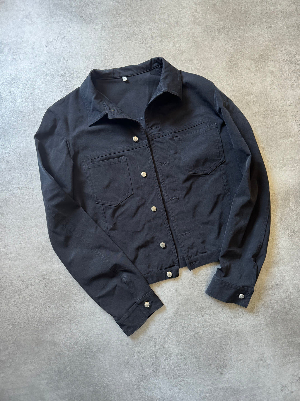 2000s Marithé + François Girbaud Black Light Trucker Jacket (XS) - 4