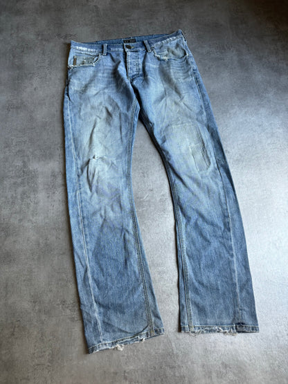 2010s Armani Provocative Blue Cool Denim Jeans (M) - 11