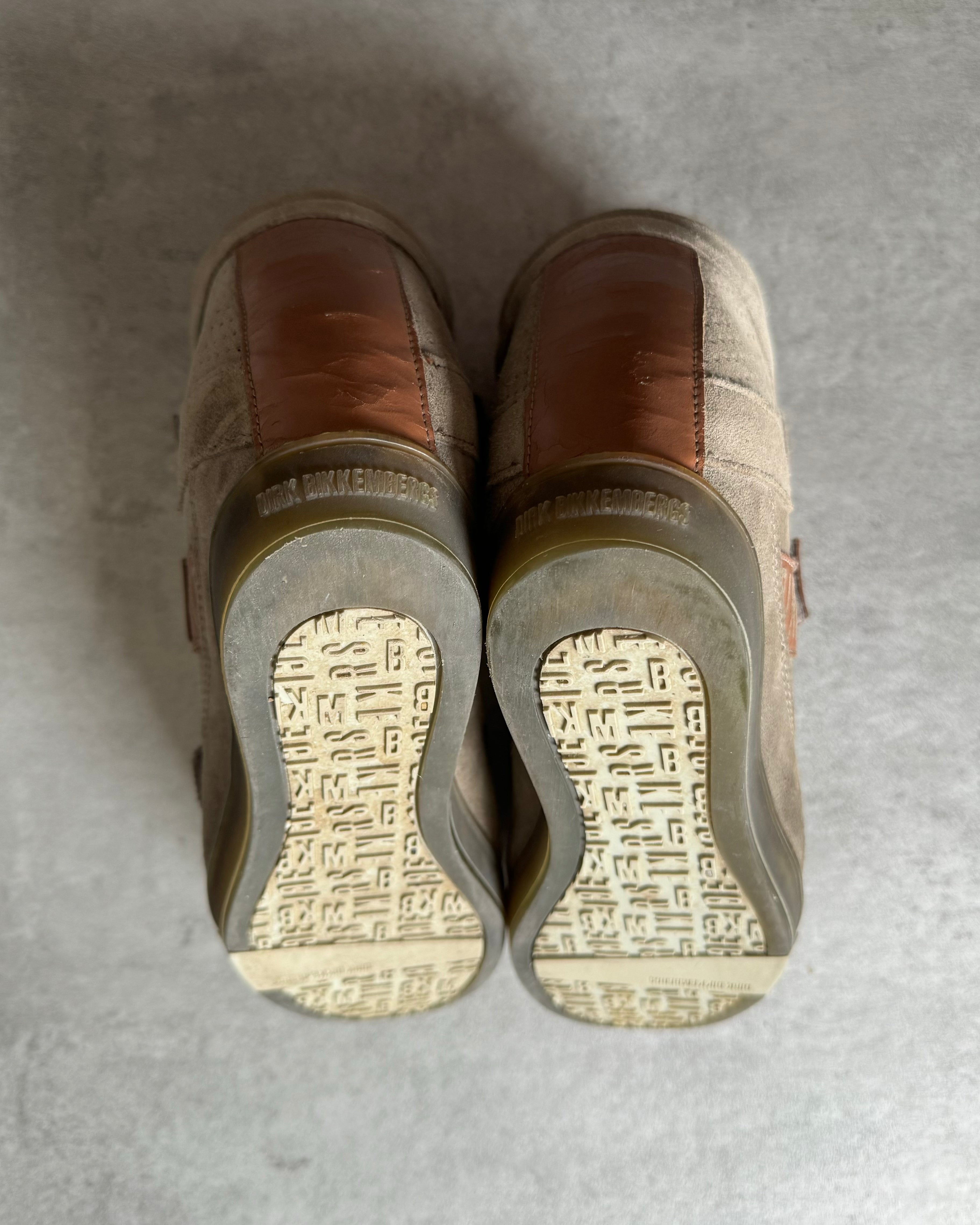 Dirk Bikkembergs Olive Scratch Heels (38) - 10