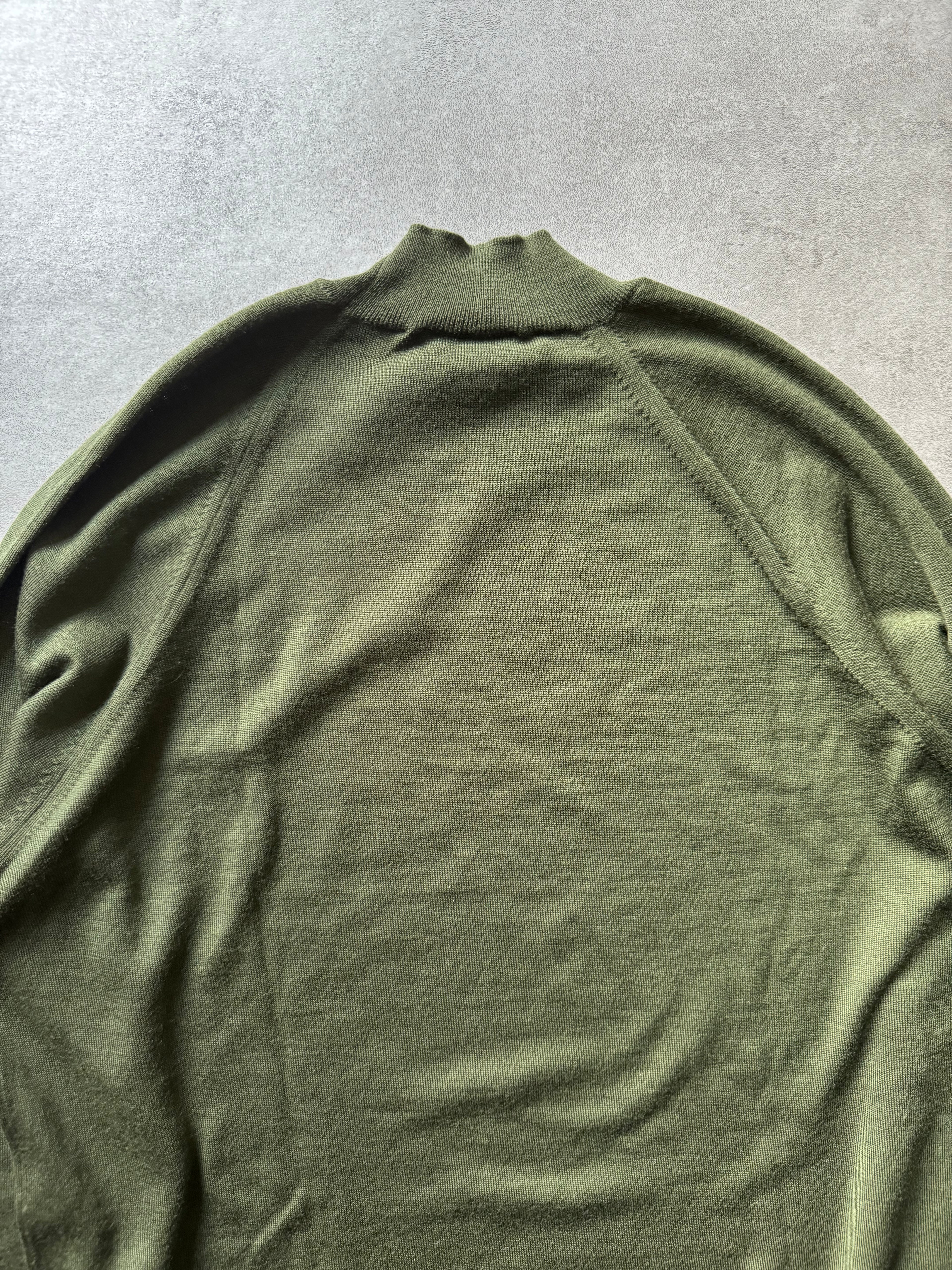 FW2019 Prada Wool Olive Sweater  (L) - 3