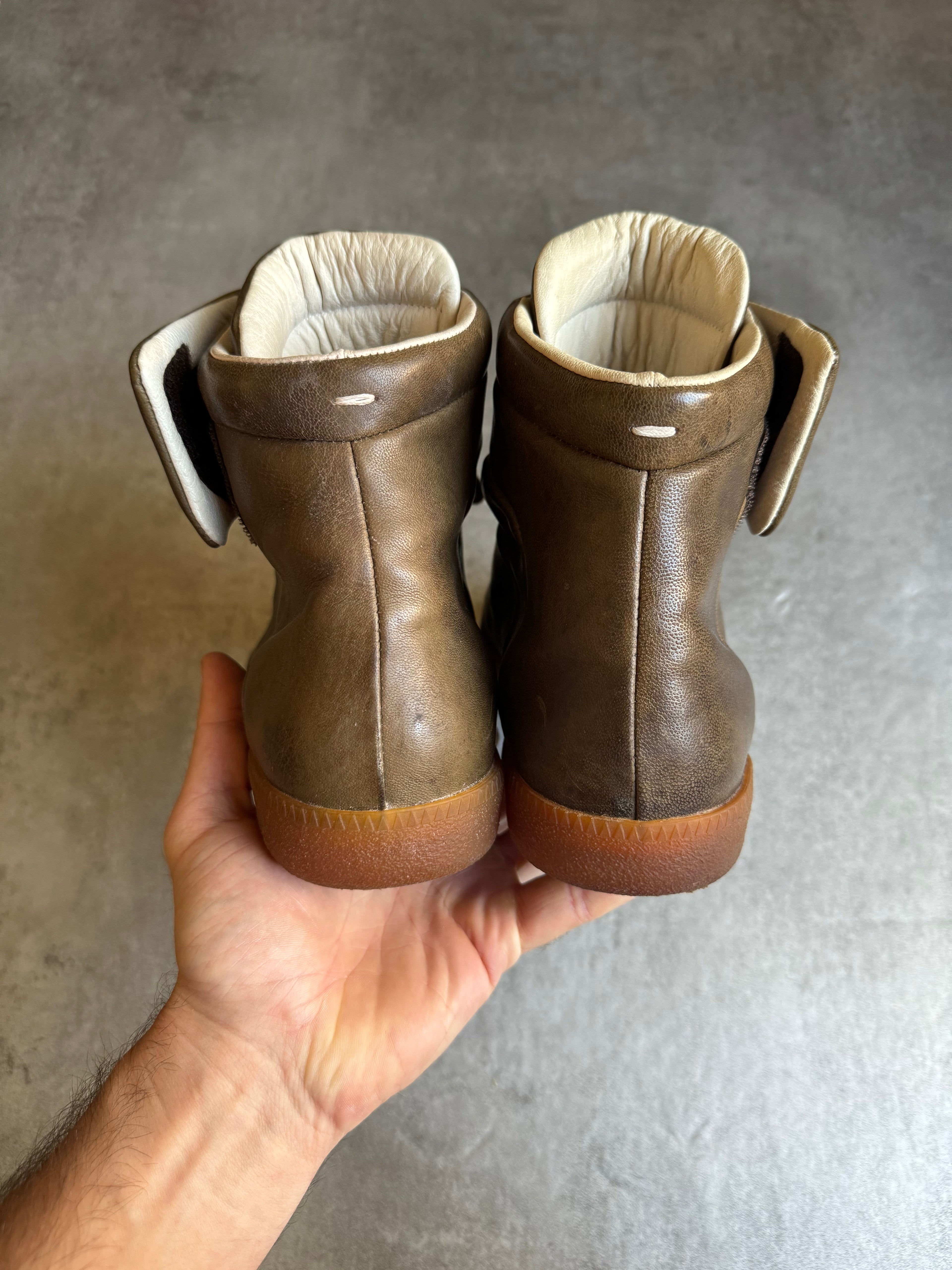AW2014 Maison Margiela Future High Brown Leather (41) - 6