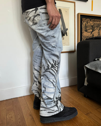 SS2002 Cavalli Safari Chic Zebra Pants (S) - 5