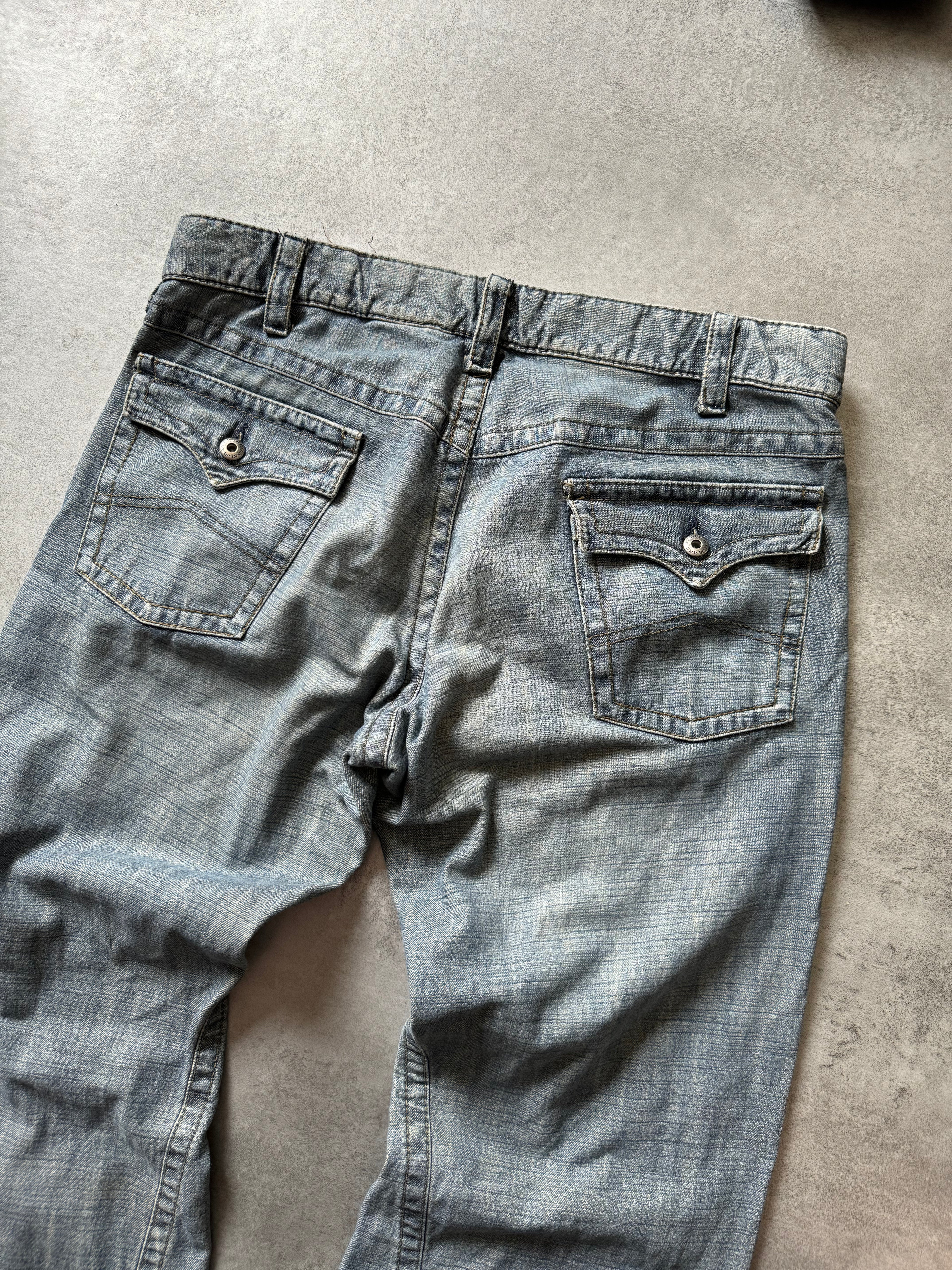 2000s Armani Relaxed Large Straight Jeans (XL) - 5