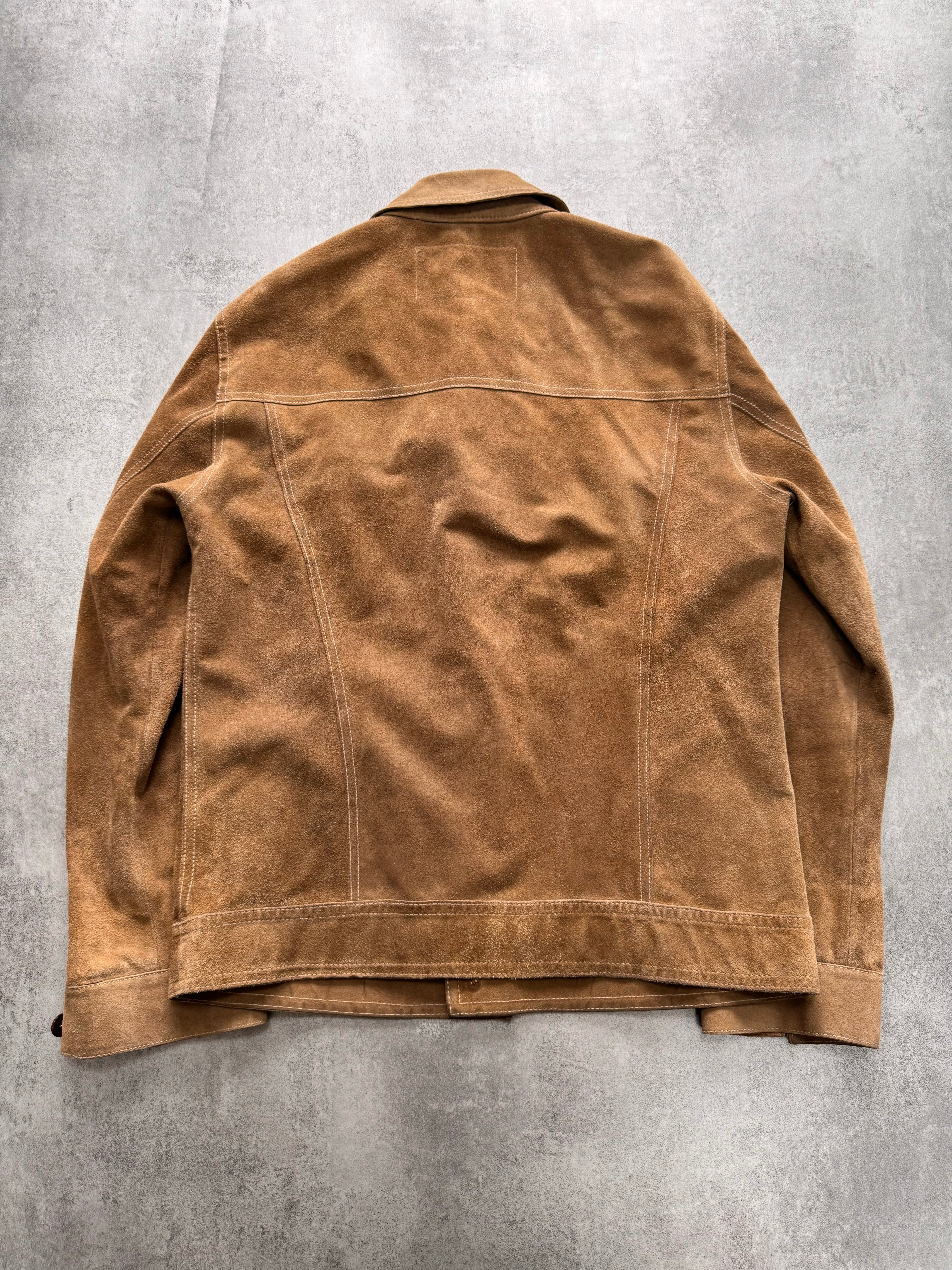 Dolce & Gabbana Suede Leather Jacket