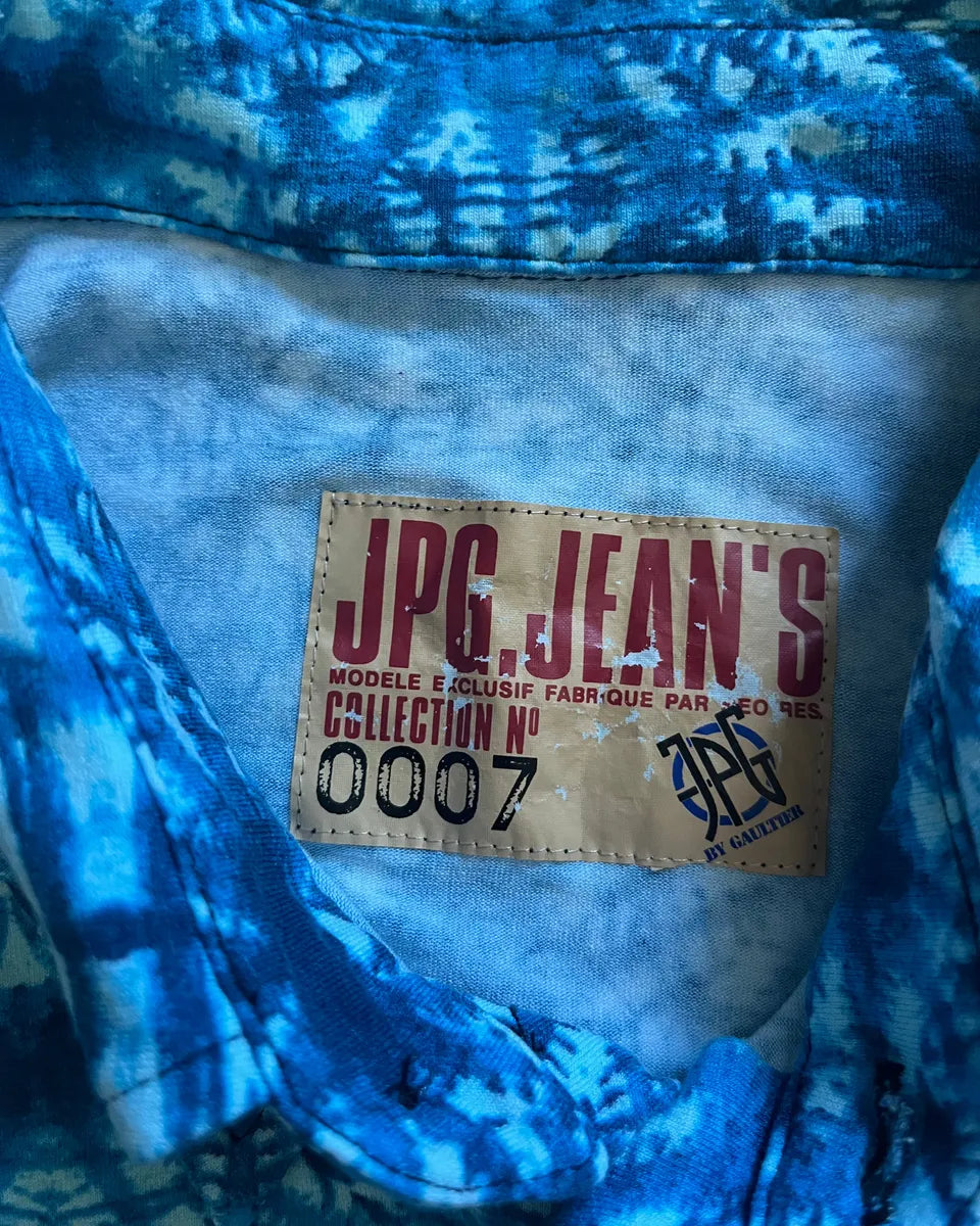 90s Jean Paul Gaultier 0007 Meditearren Mozaic Shirt dIZfdBt 3