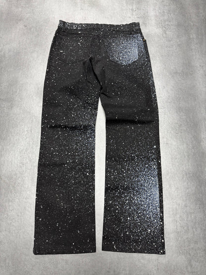 2000s Roberto Cavalli Galaxy White Expansion Pants (S)