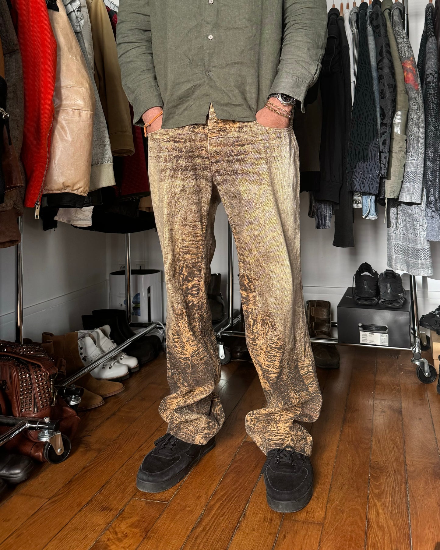 AW2000 Roberto Cavalli Sand Erosion Pants (L/XL)