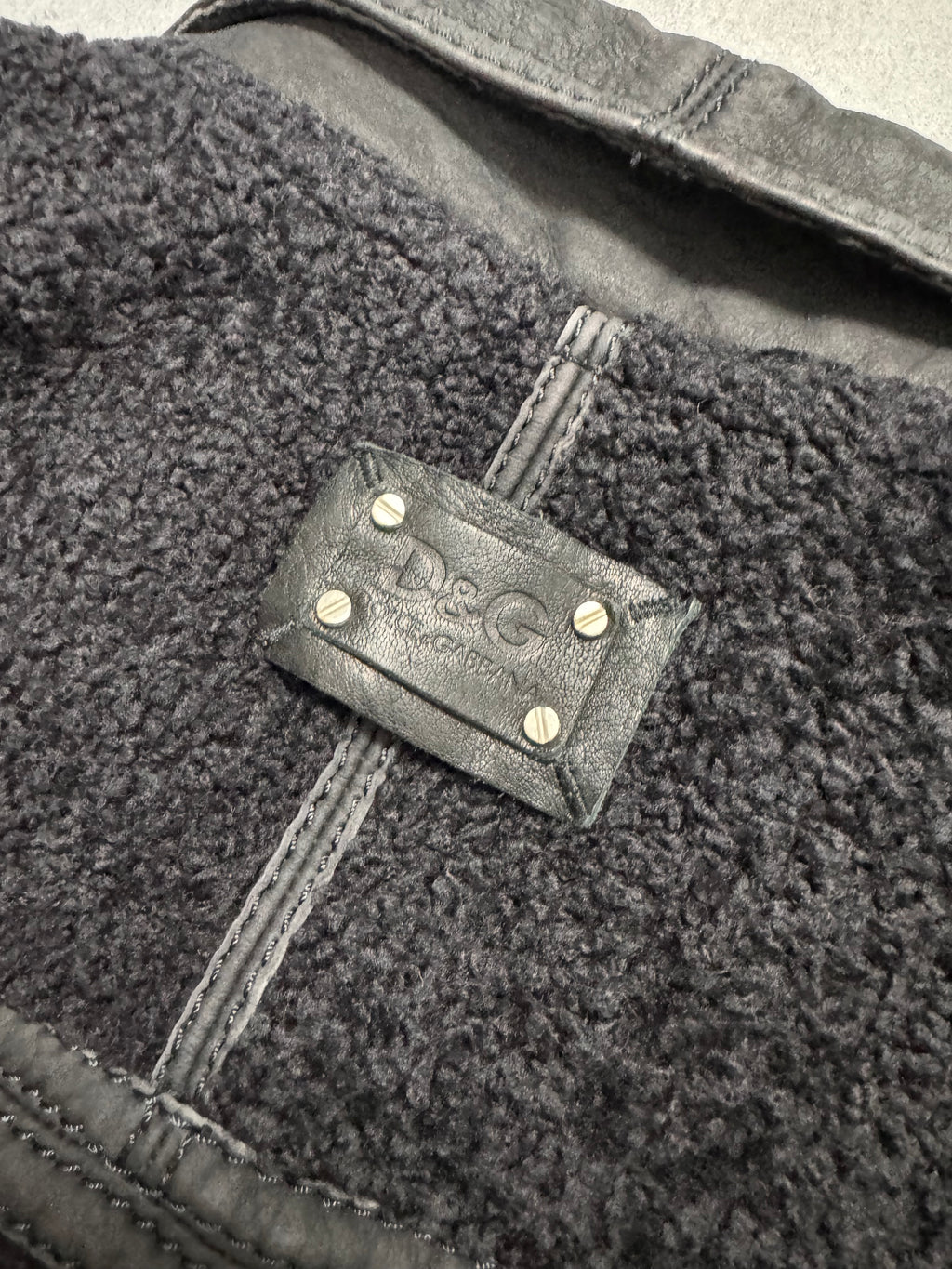 2000s Dolce & Gabbana Lamb Leather Jacket