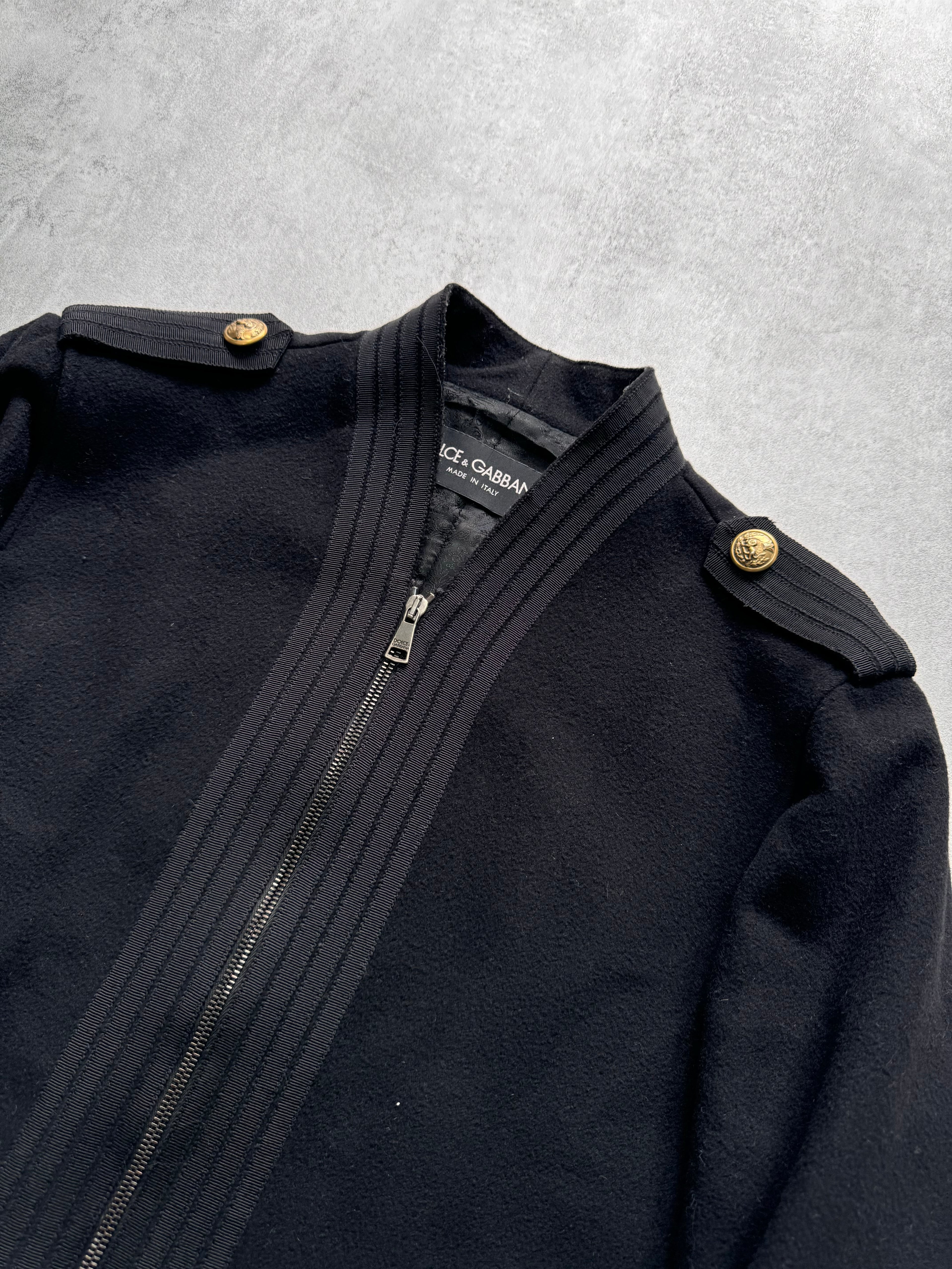 2010s Dolce & Gabbana Sailor Black Jacket