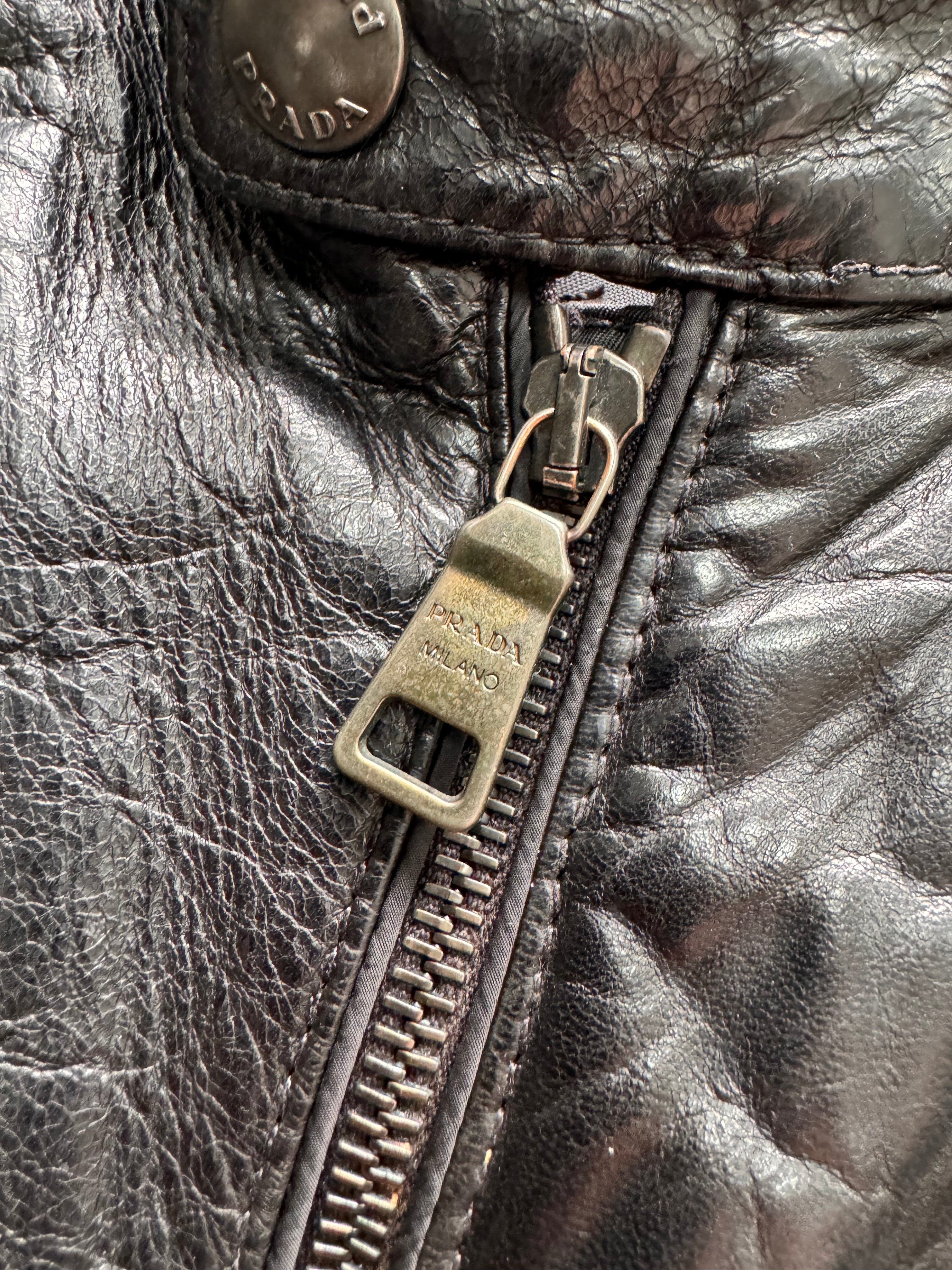 AW2011 Prada Hybrid Leather Jacket