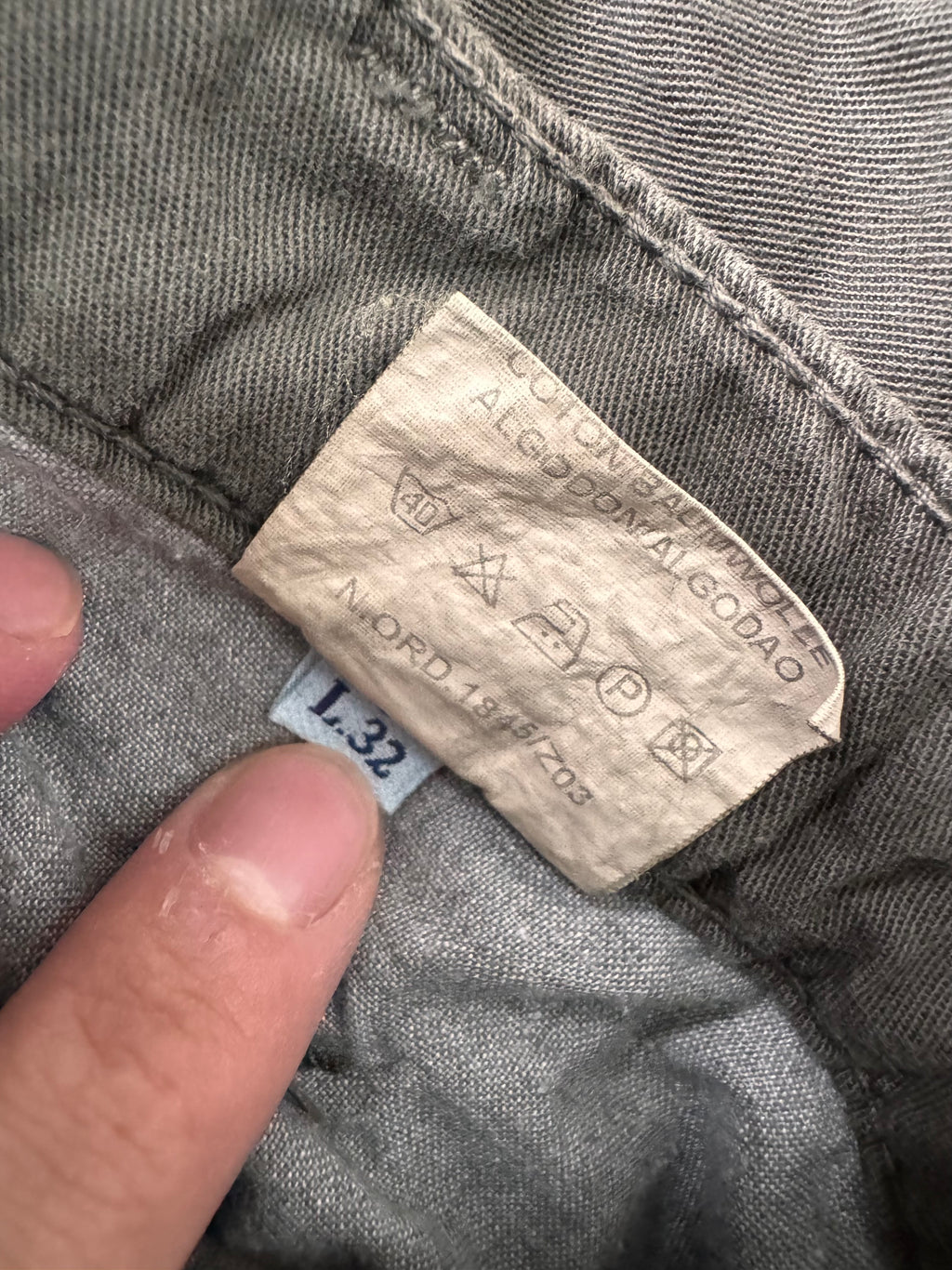 2000s Dolce & Gabbana Basic Studded Cargo Olive Pants